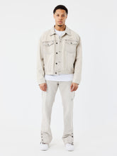 Jean large d'ensemble Gris