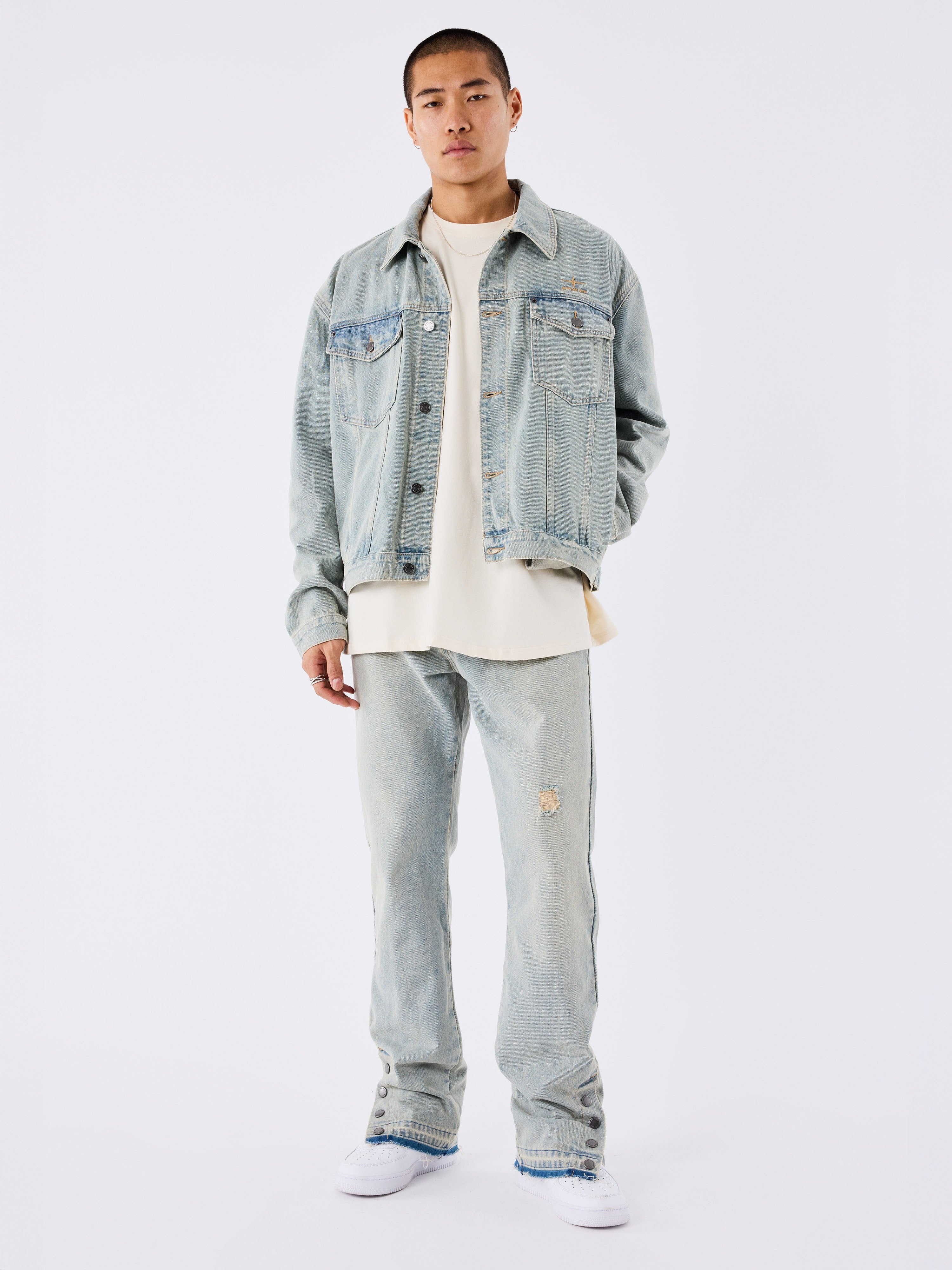 Wijde jeans set-1