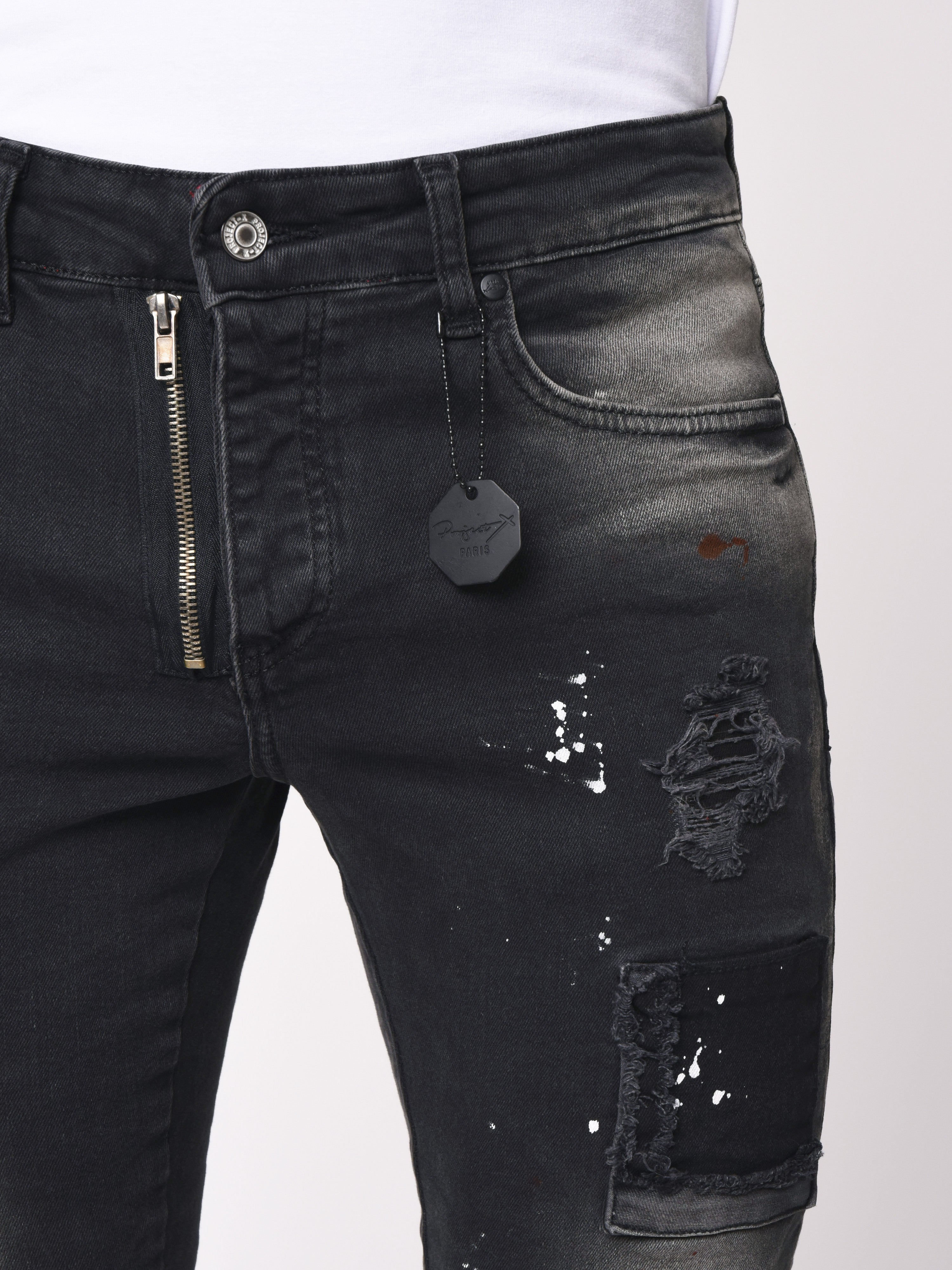 Jean Skinny tacheté-6