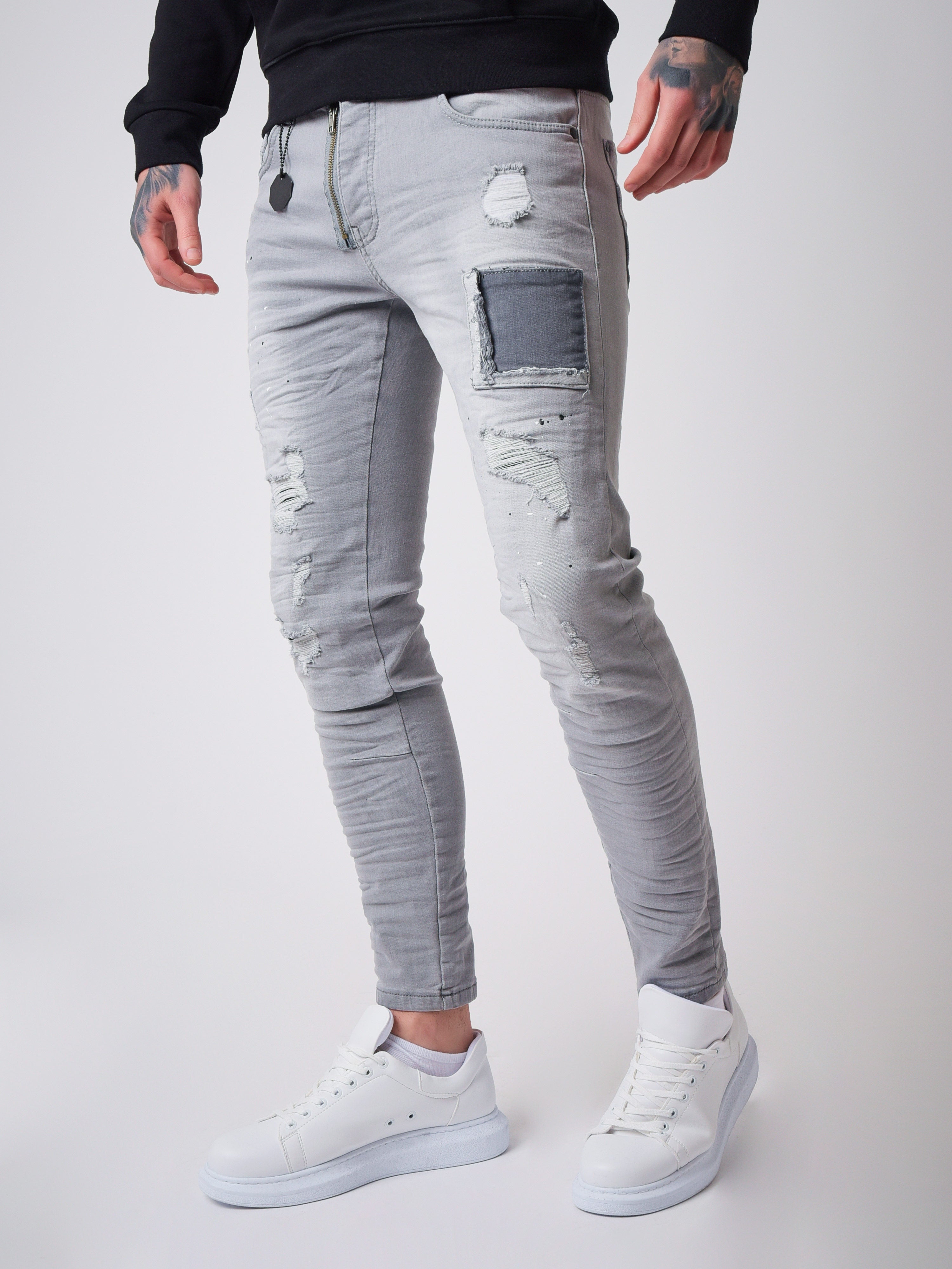 Jean Skinny tacheté-5