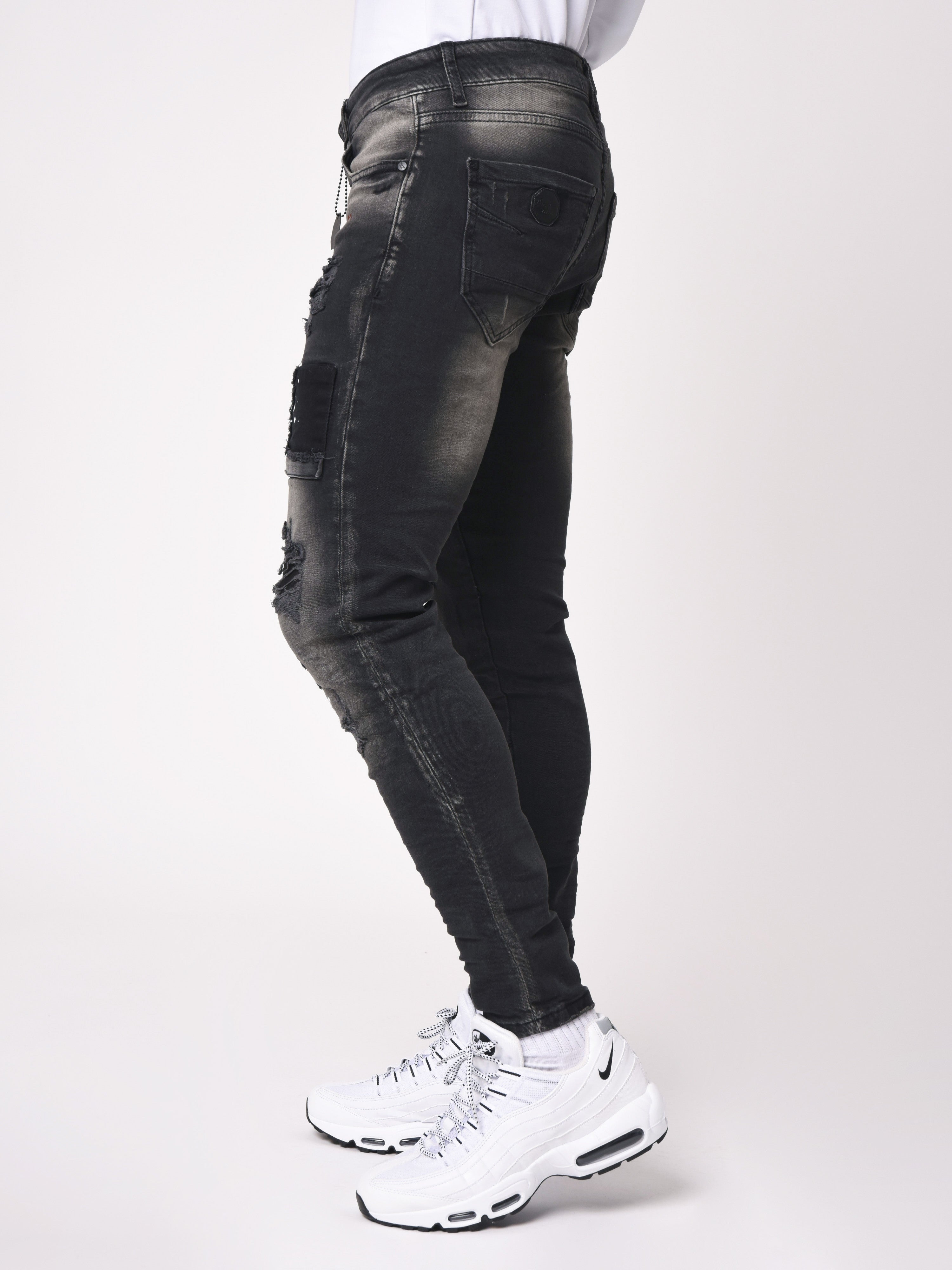 Jean Skinny tacheté-4