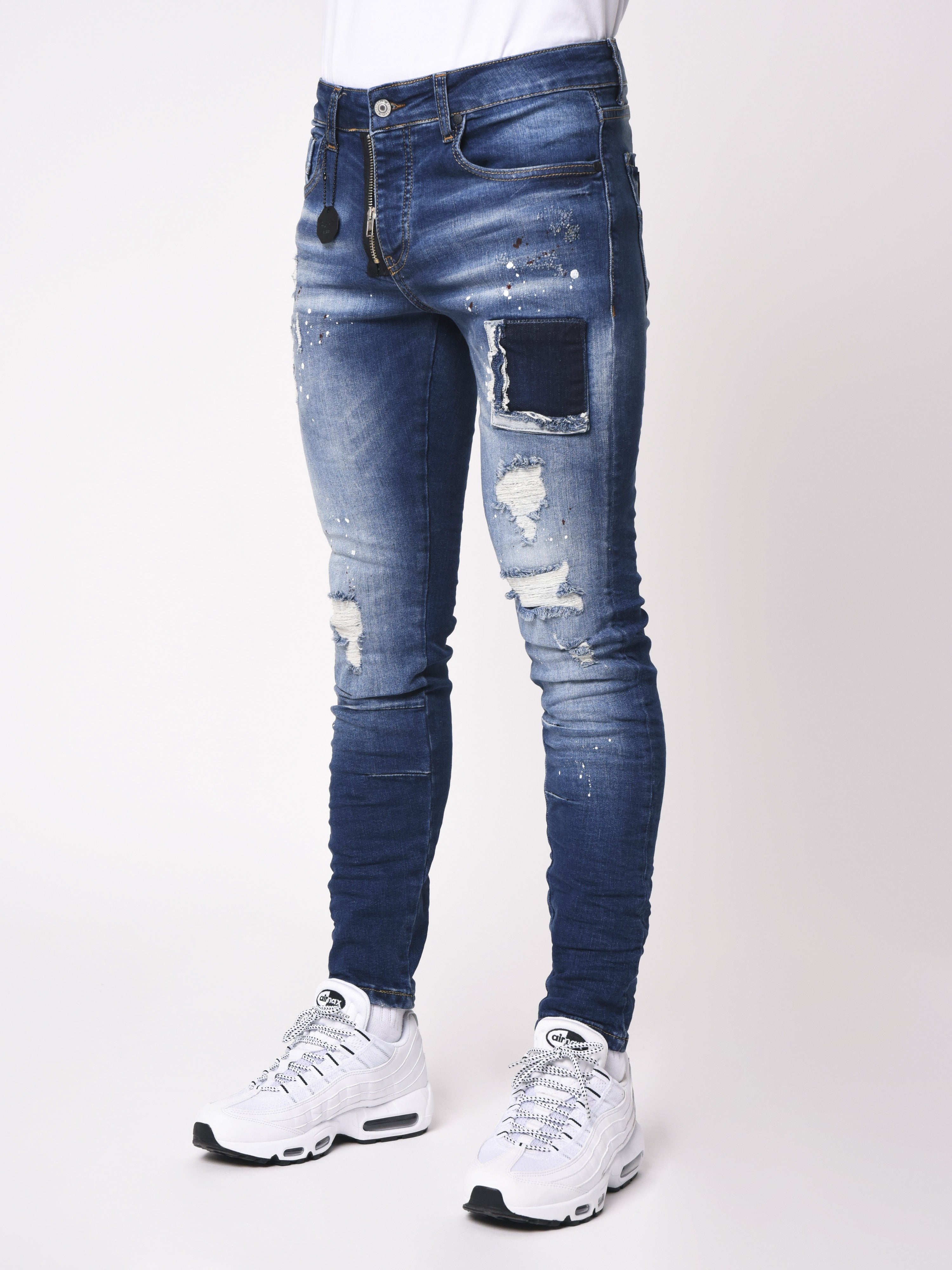 Jean Skinny tacheté-3