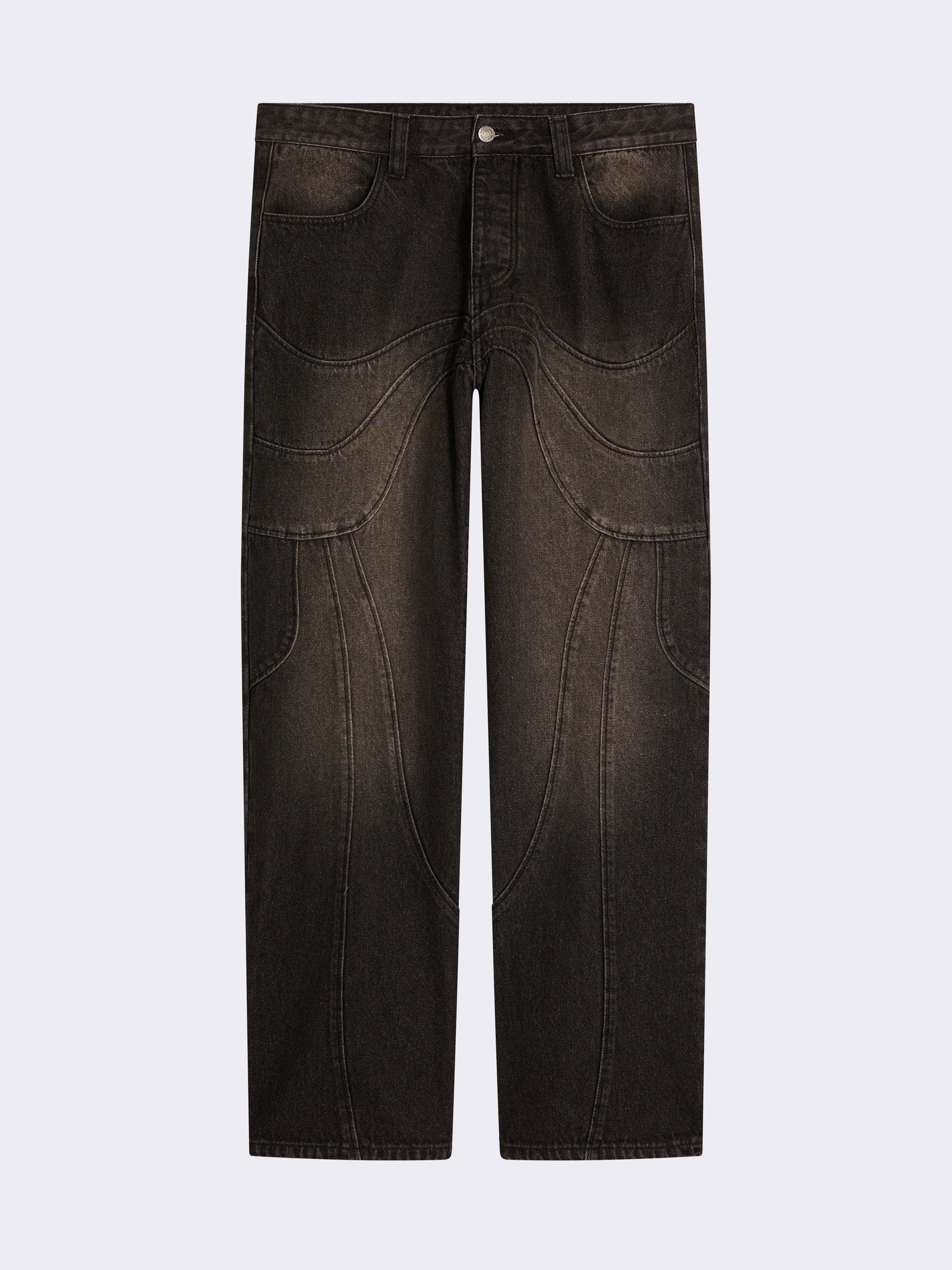 Jeans con tagli organici-6