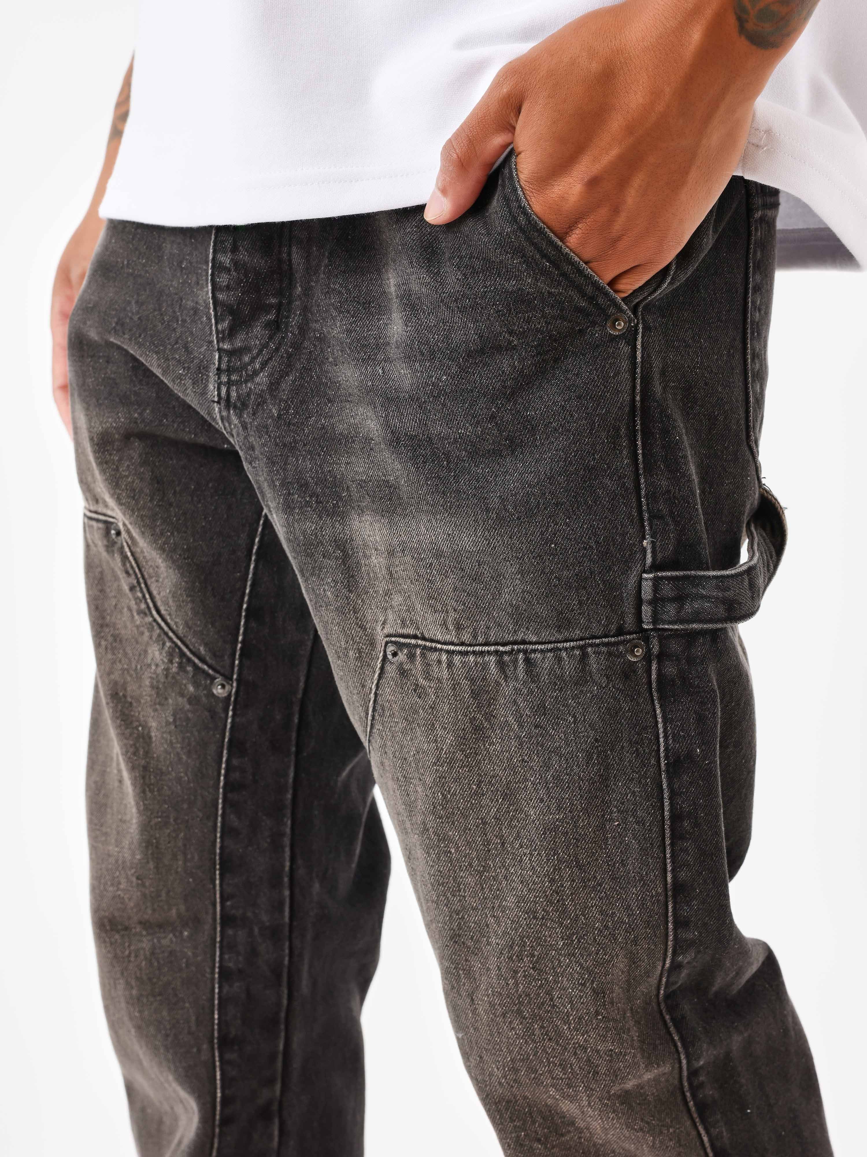 Jeans ample à détails charpentier-5