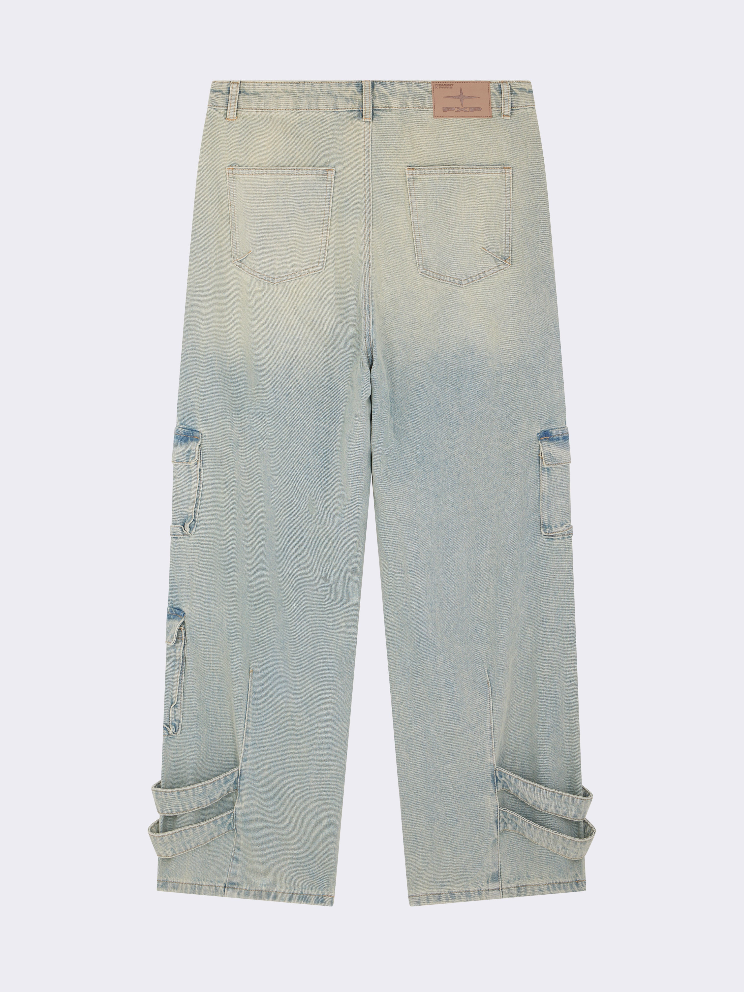 Loose multi-pocket jeans-8