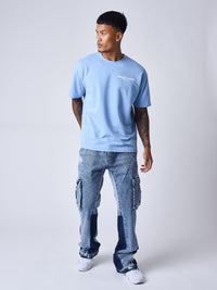jeans-evase-a-poches-bleu