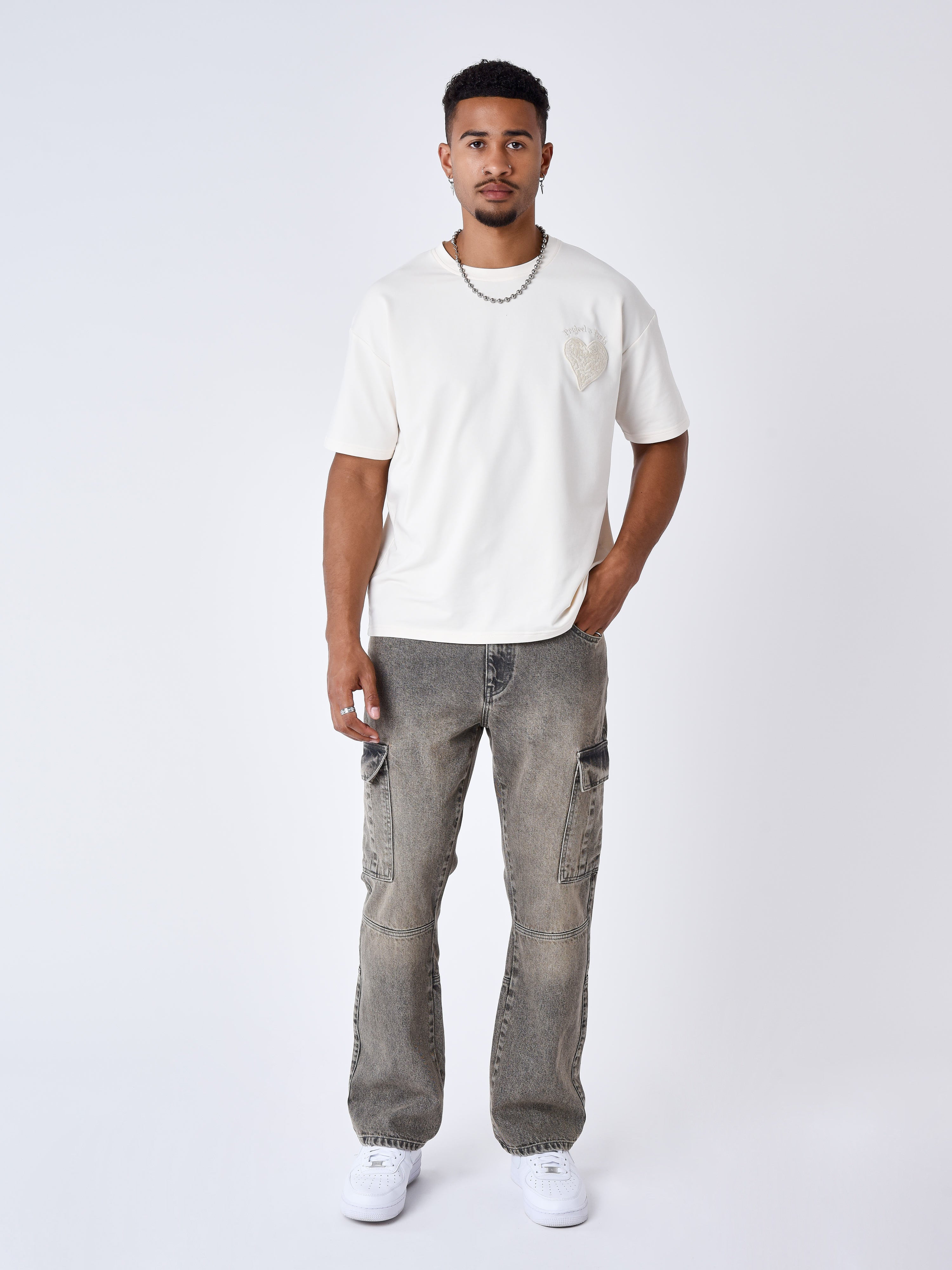 Jeans mit Cut-Outs-1