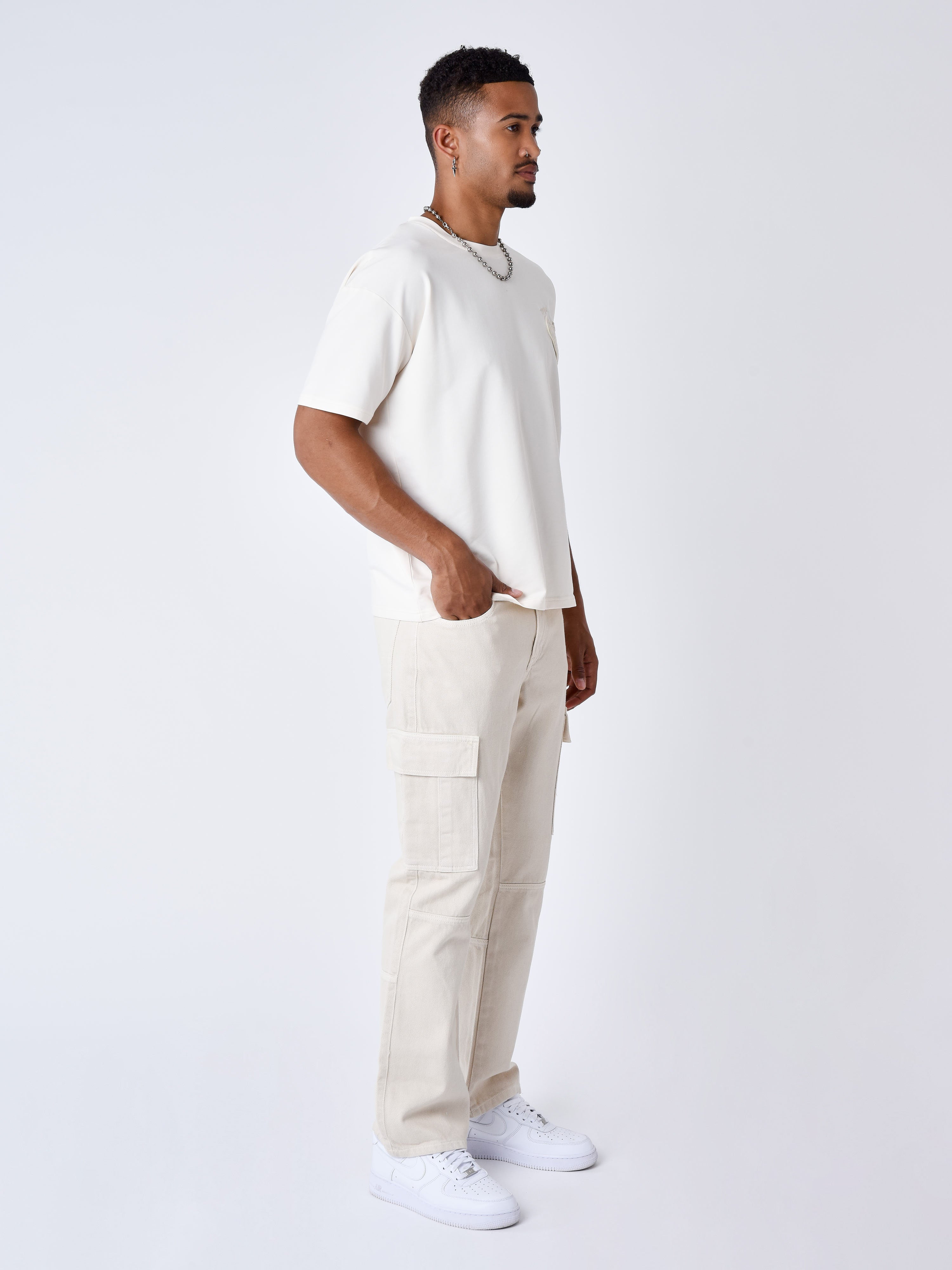 Jeans mit Cut-Outs im Flared-Stil-5