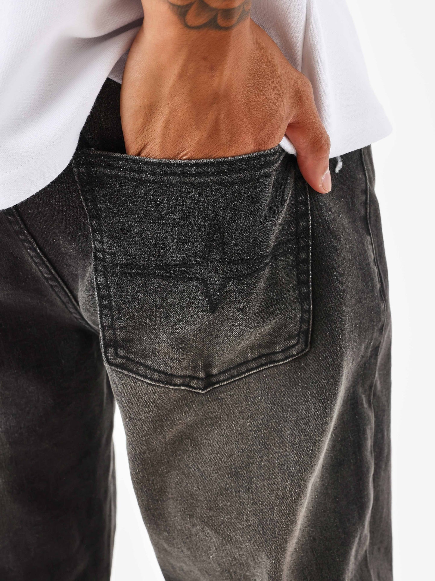 jeans-flare-noir