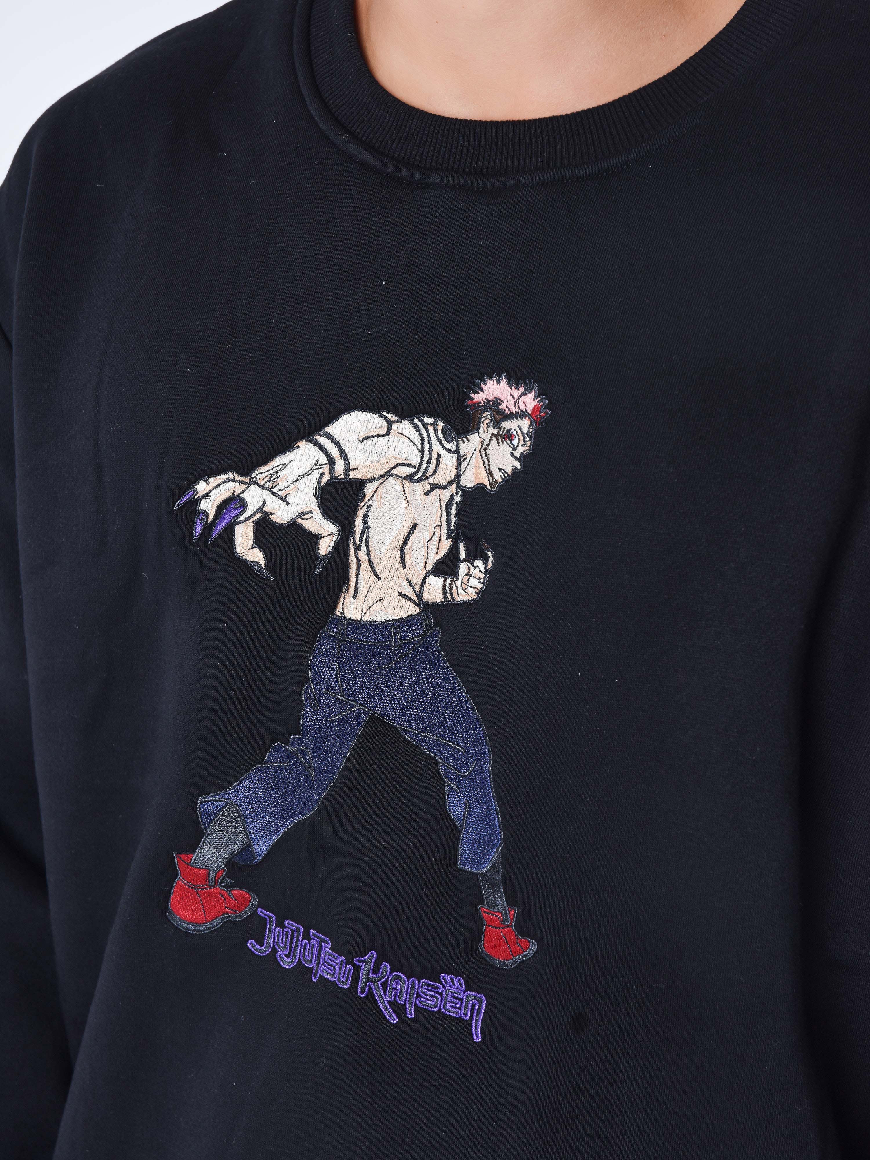 Jujutsu Kaisen ronde hals trui-11