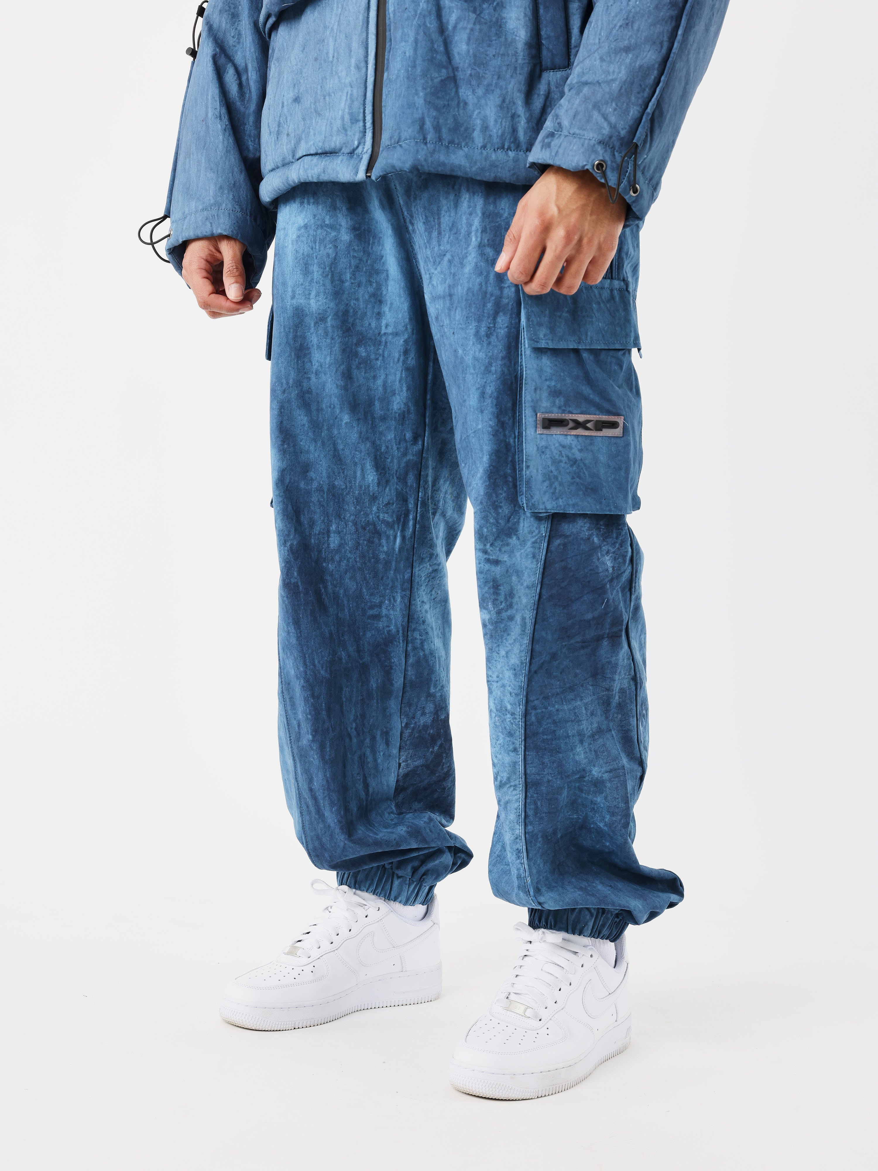 jogging-en-matiere-technique-bleu