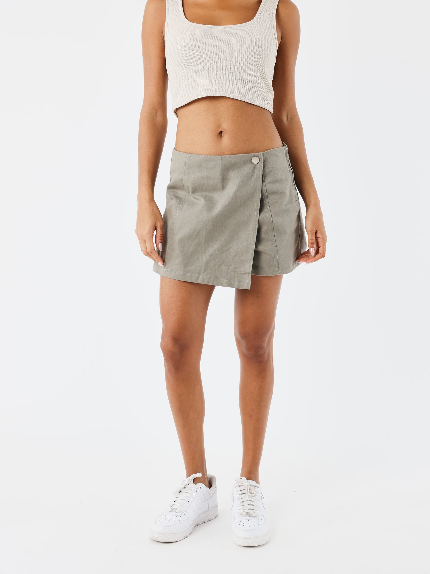 jupe-short-en-jean-olive