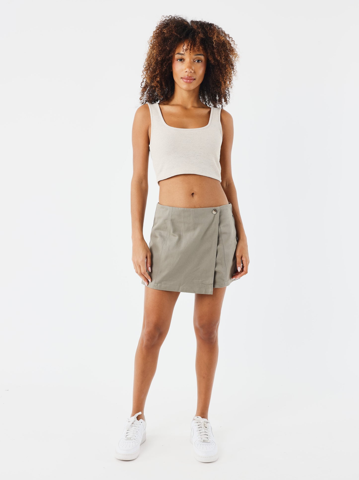 jupe-short-en-jean-olive