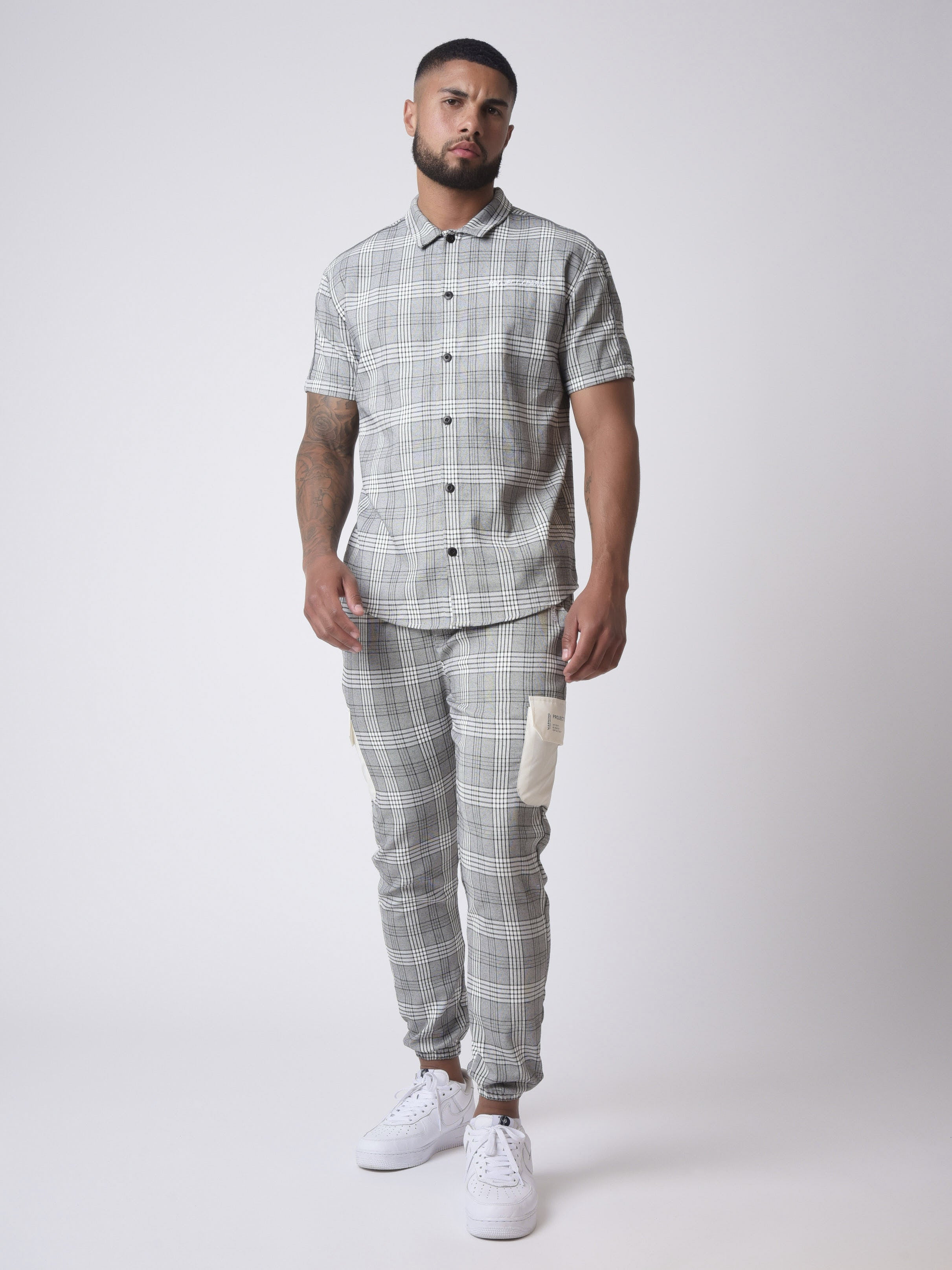 Pantalon à carreaux-4