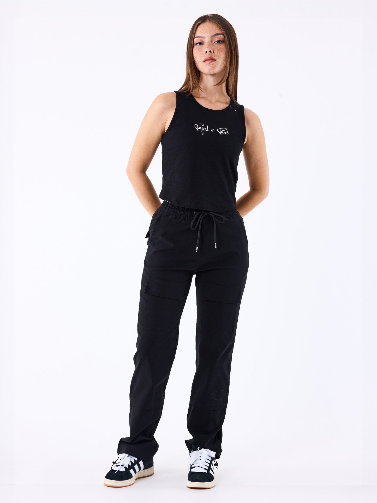 pantalon-ceinture-bande-elastiquee-logotee-noir