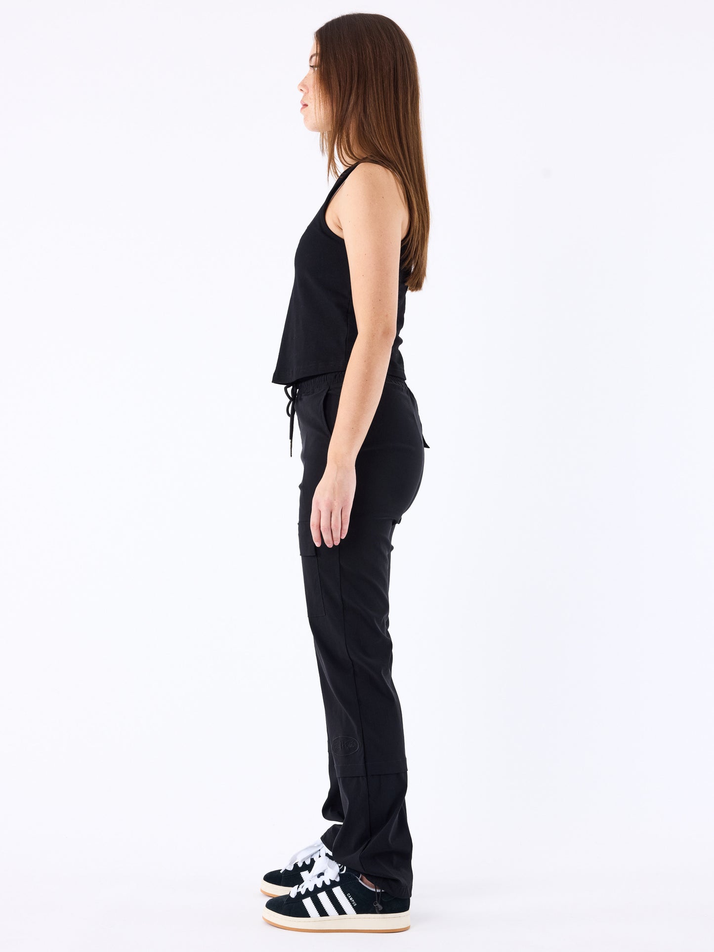 pantalon-ceinture-bande-elastiquee-logotee-noir
