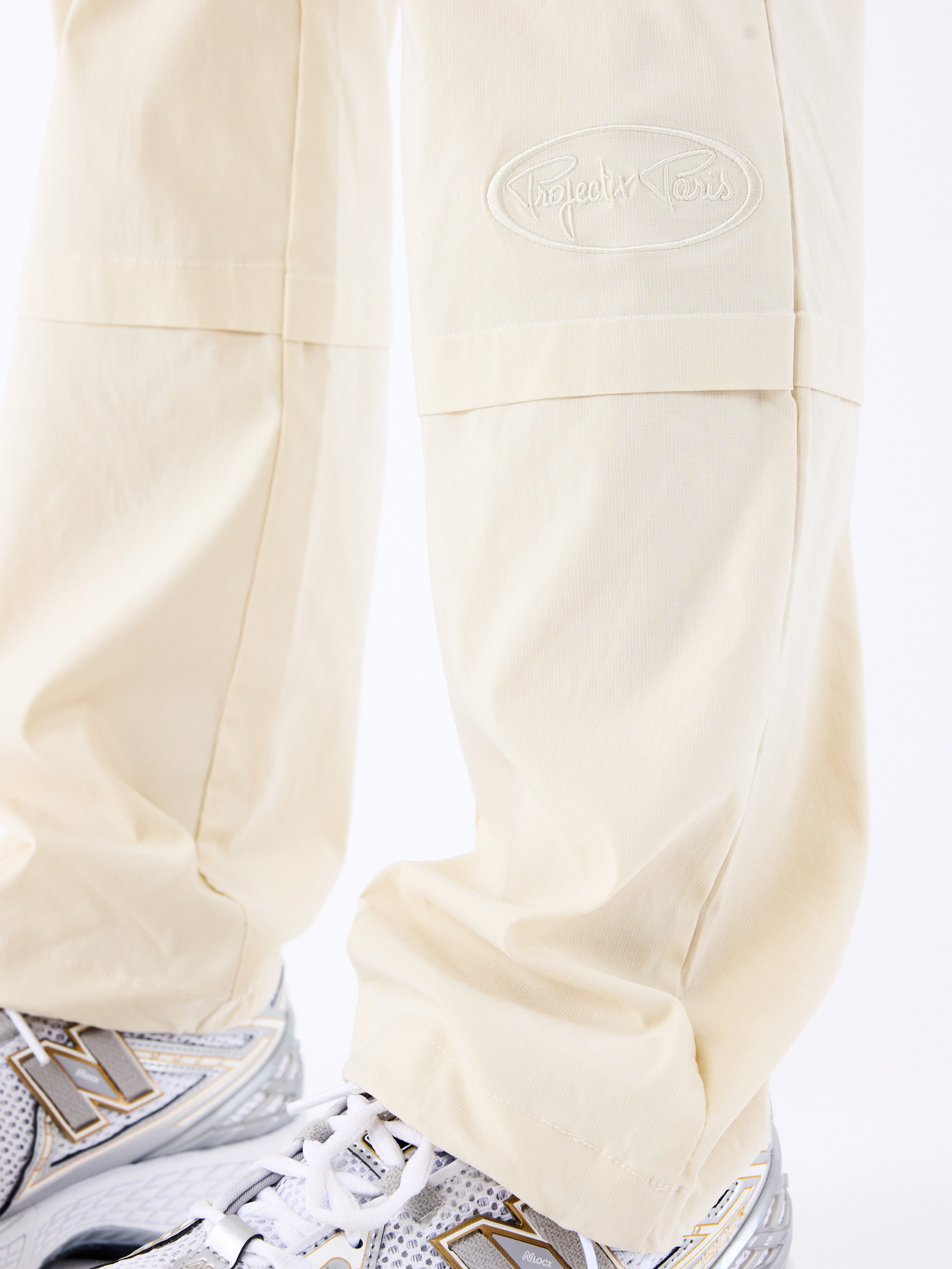 Pantalon ceinture bande élastiquée logotée-6