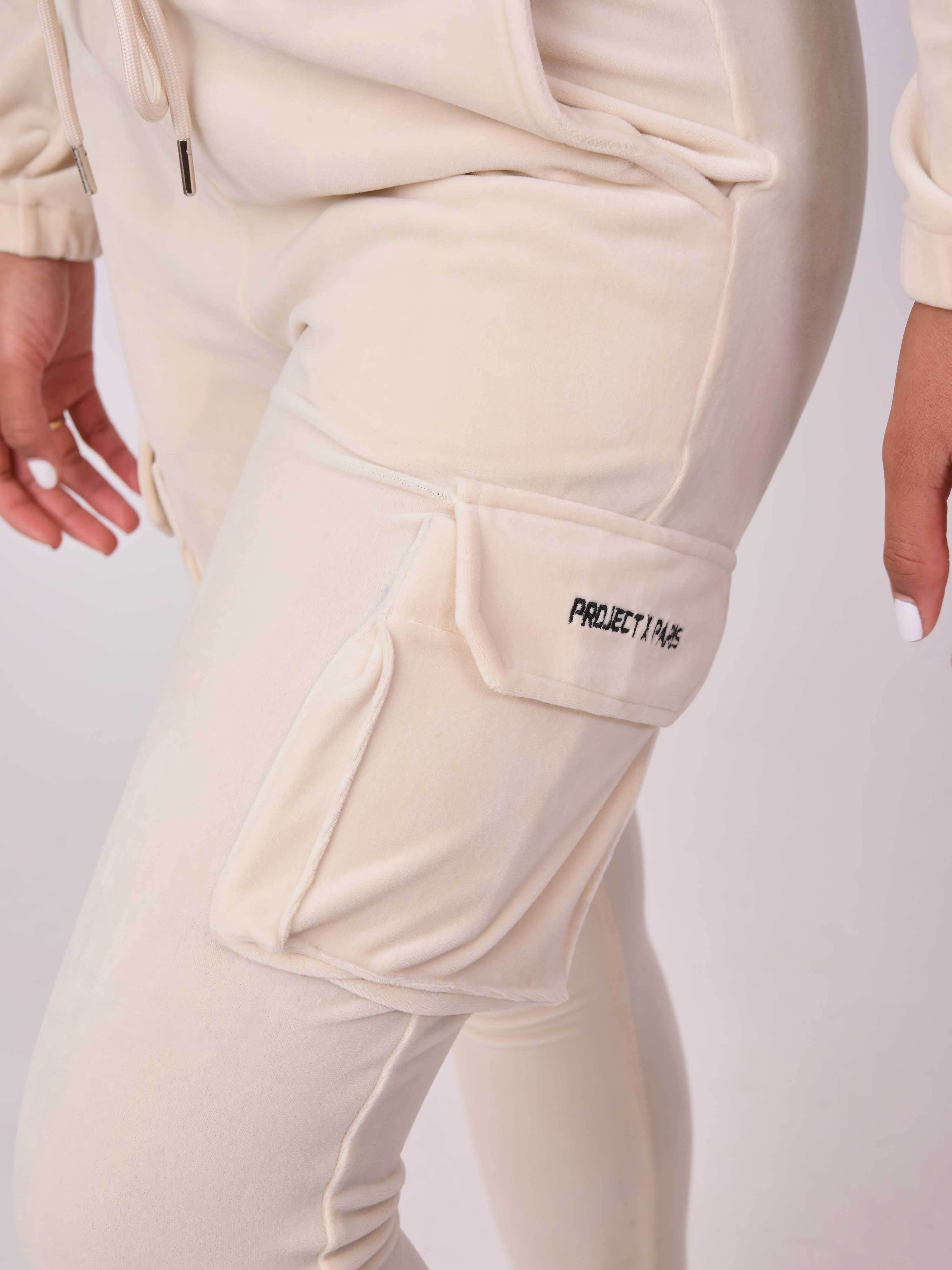 pantalon-de-jogging-en-velours-femme-project-x-paris-f194045-ivoire