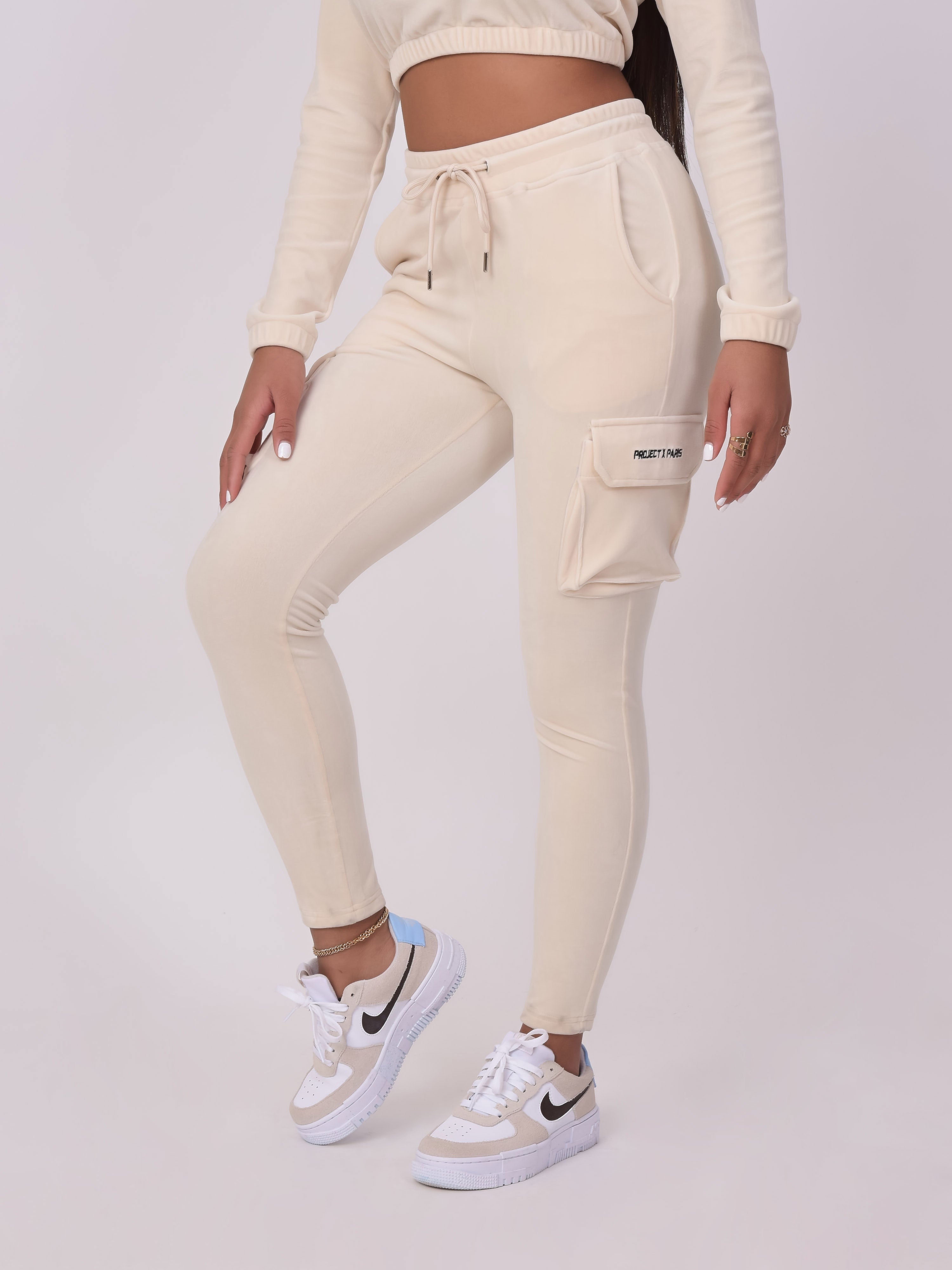 pantalon-de-jogging-en-velours-femme-project-x-paris-f194045-ivoire
