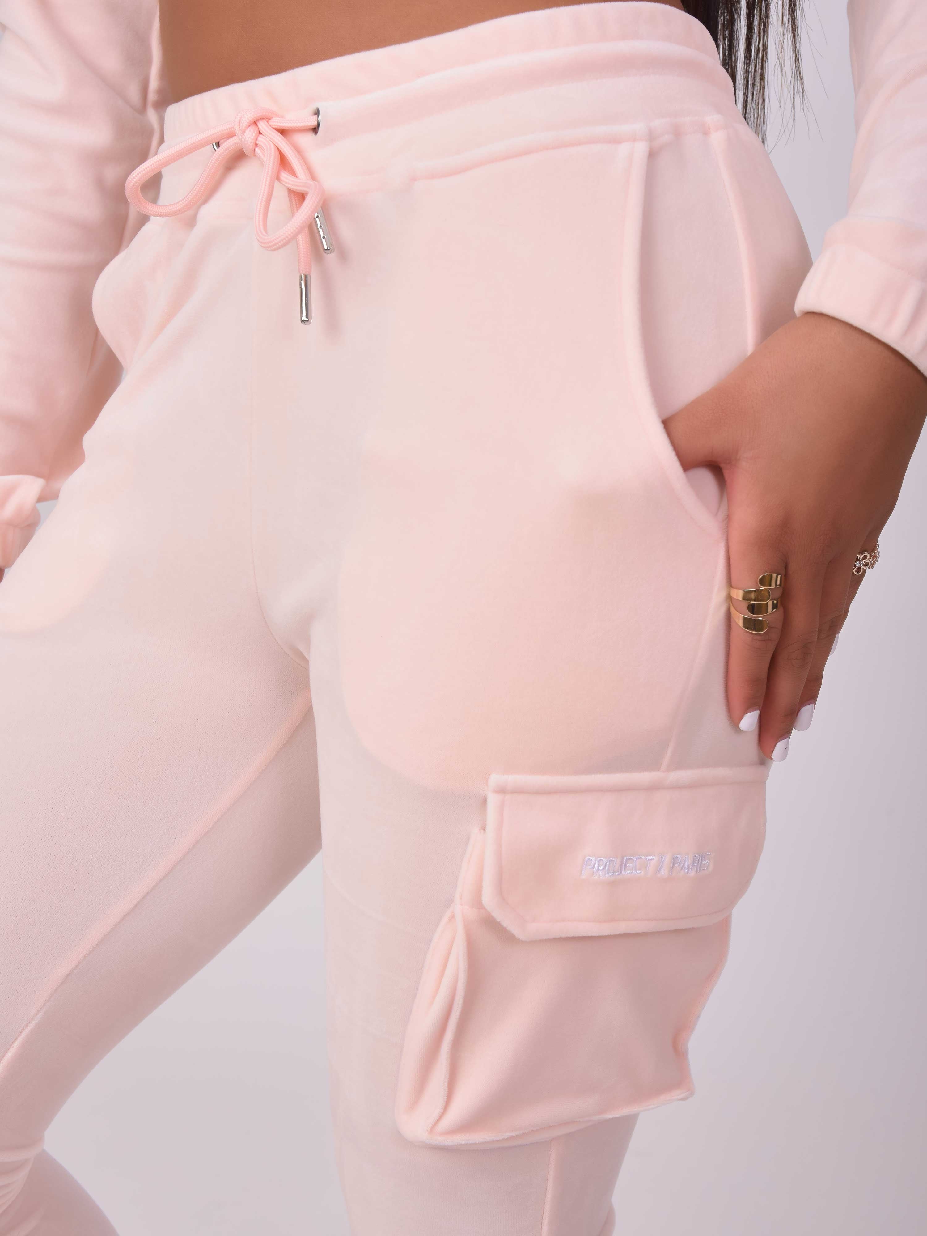 Velours joggingbroek-5