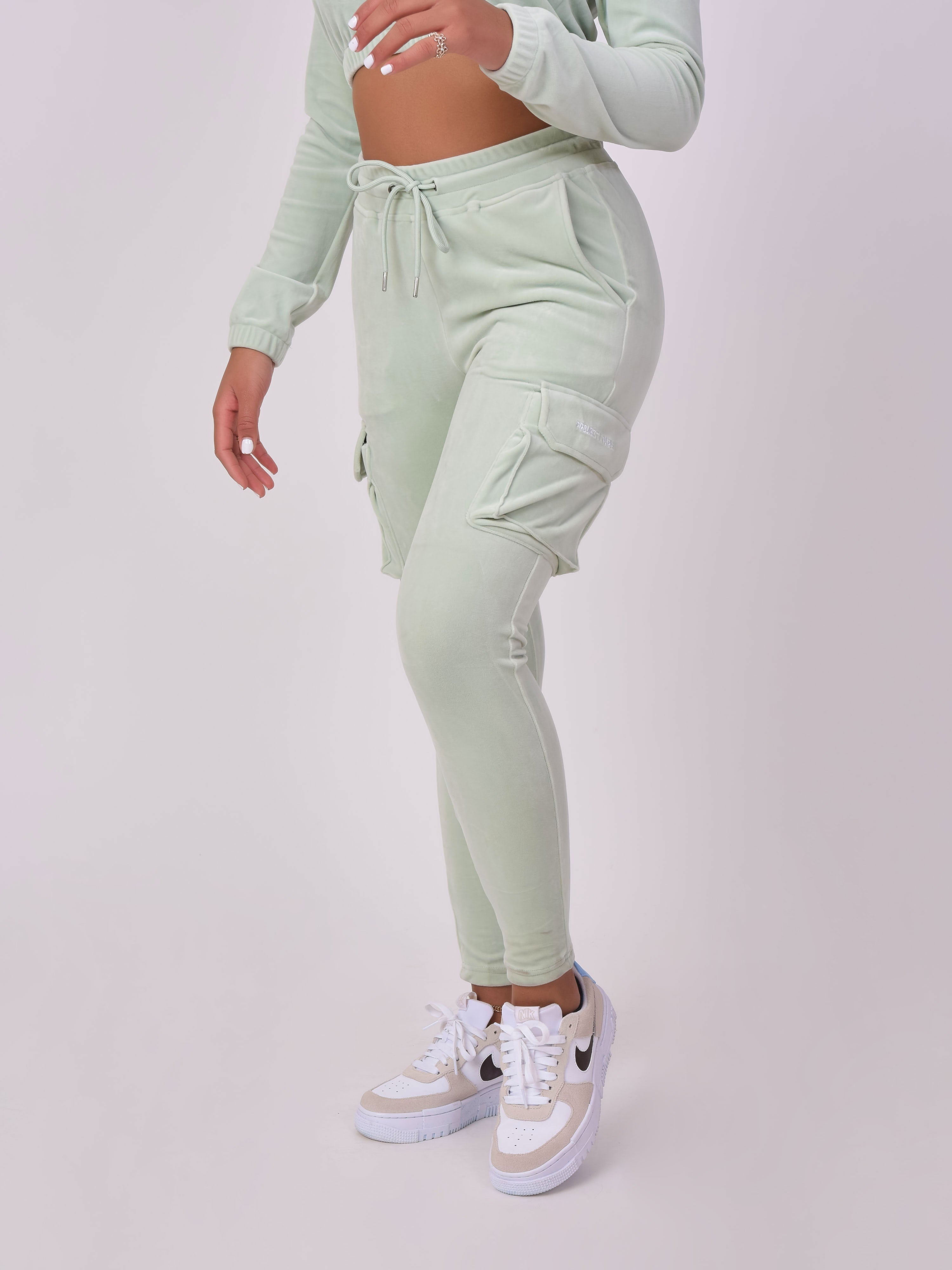 Velour joggingbukser-3