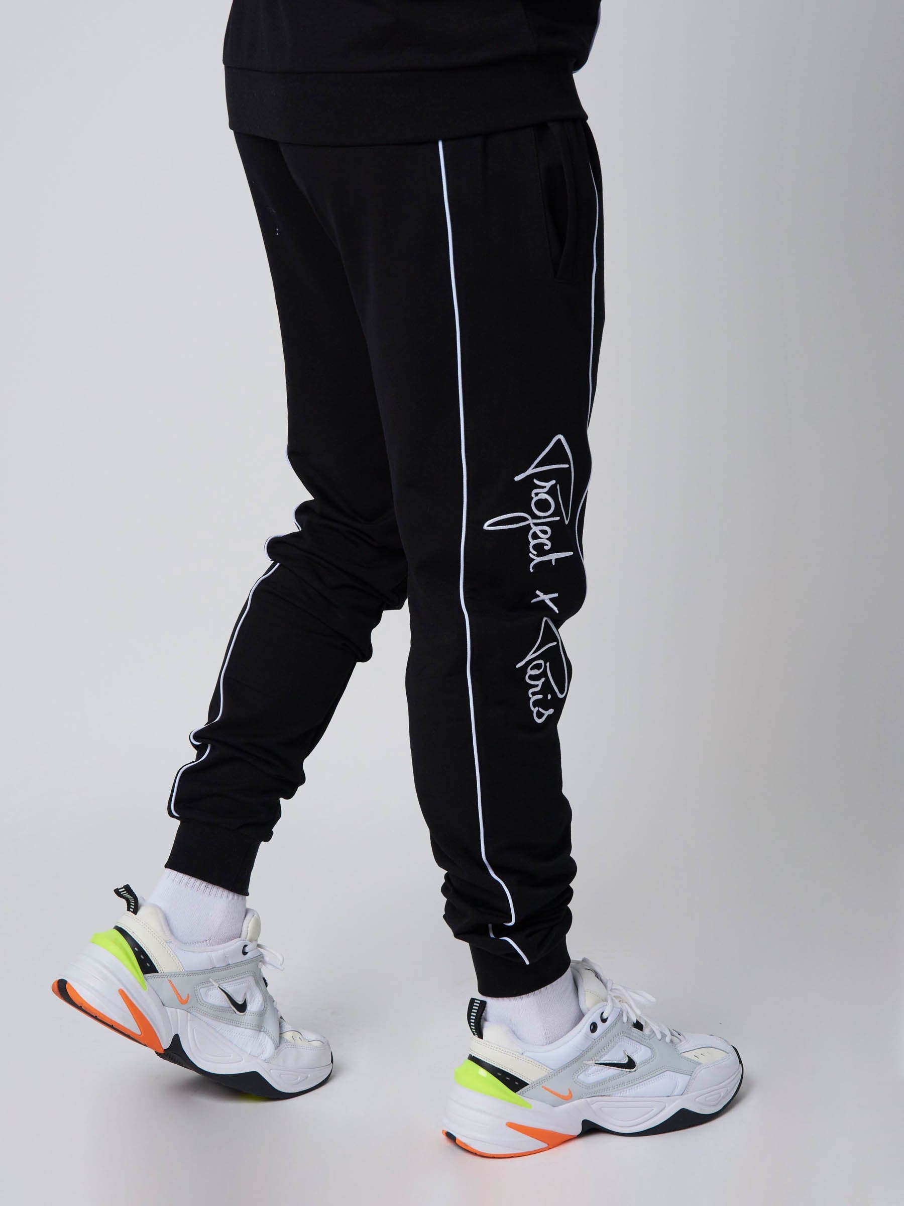 Pantaloni de jogging cu logo pe lateral-4