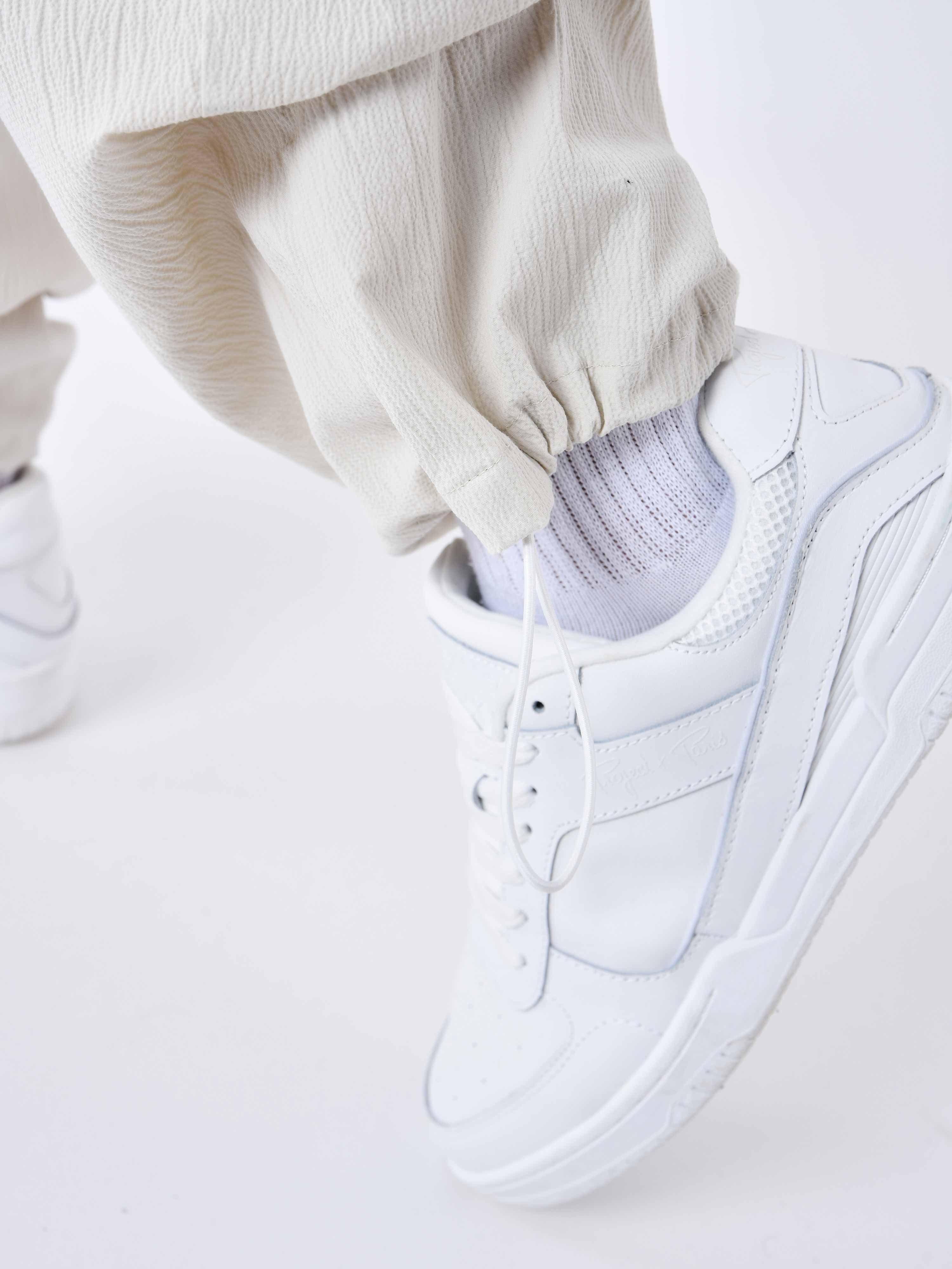 Pantaloni effetto stropicciato con tasche-5