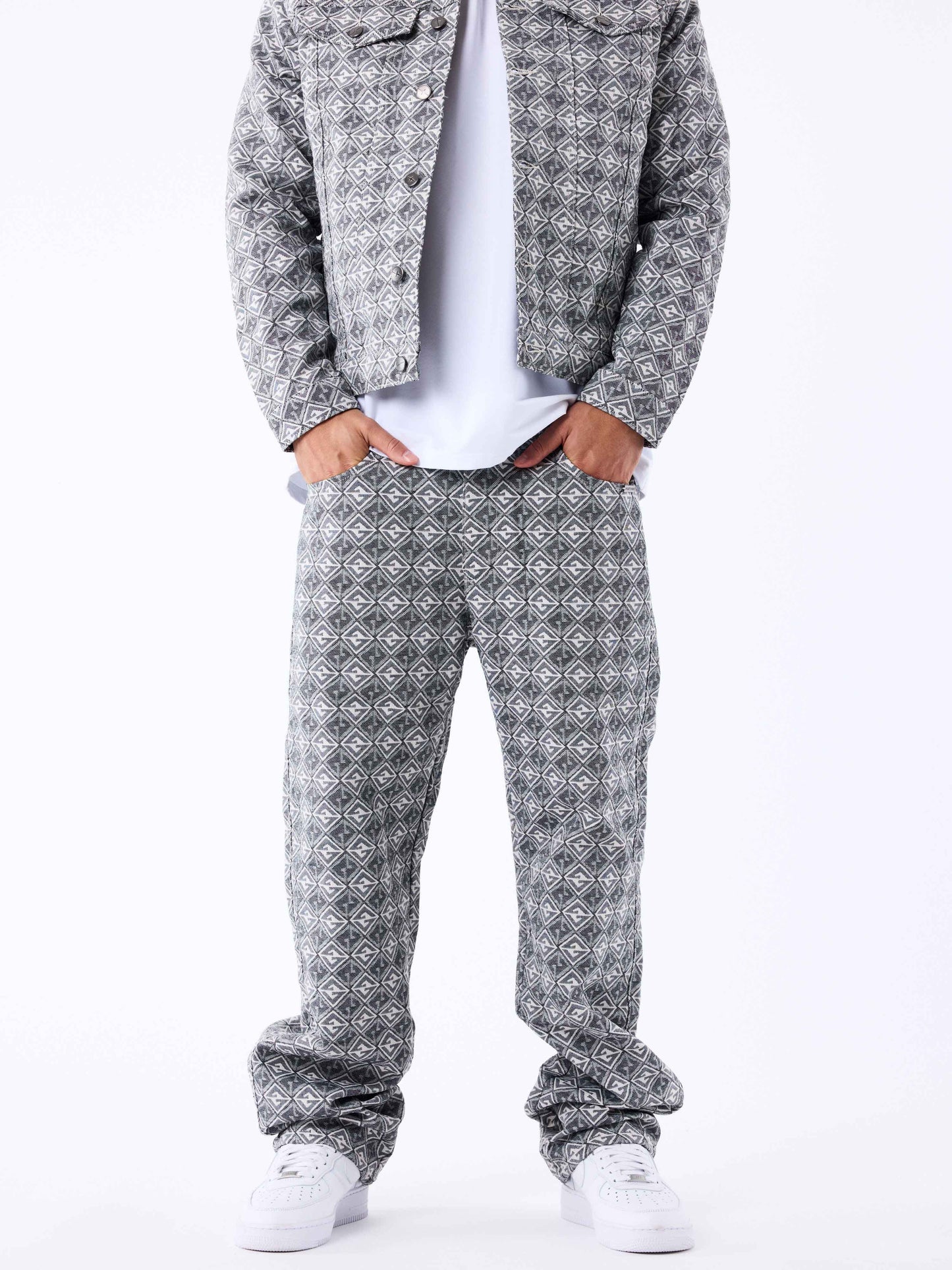 pantalon-en-toile-a-motif-geometrique-noir