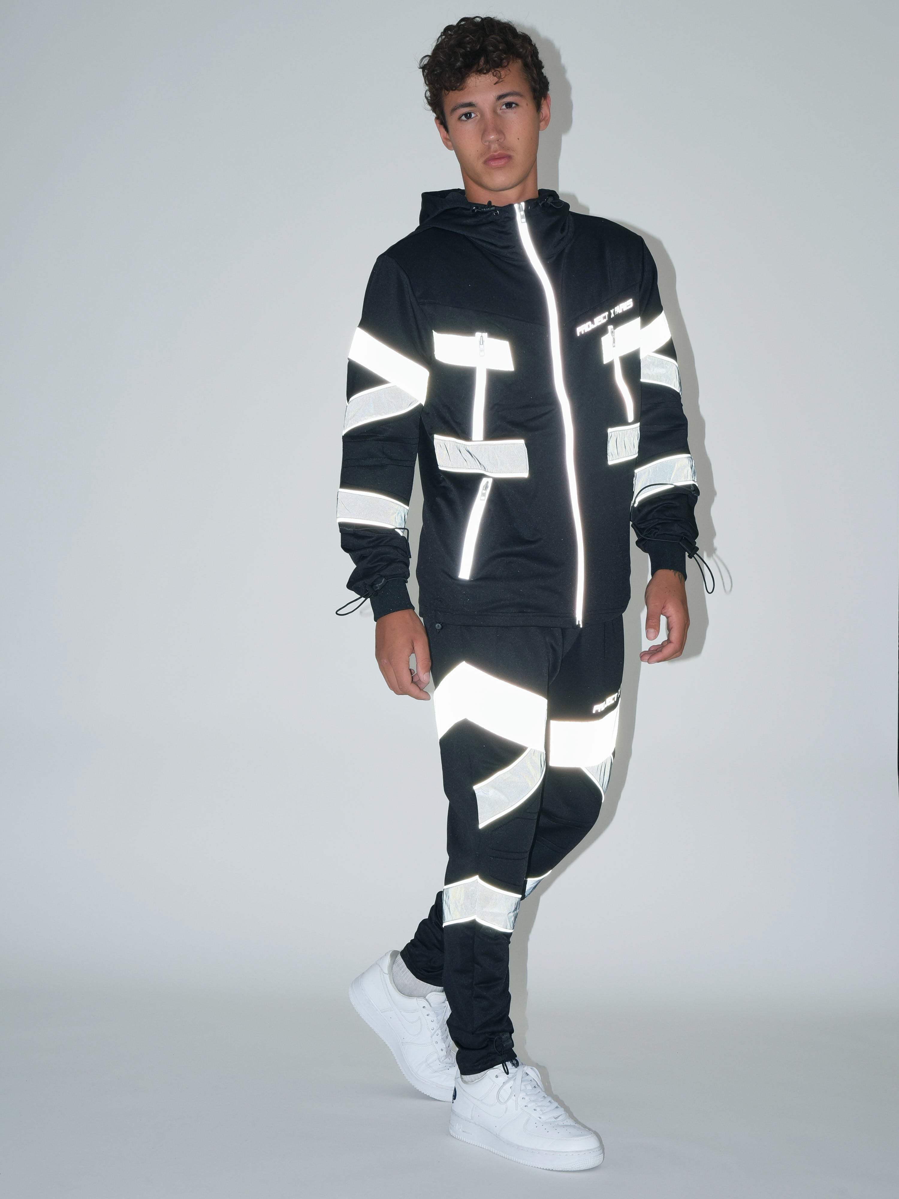 Reflekterende biker-stil bukse-7