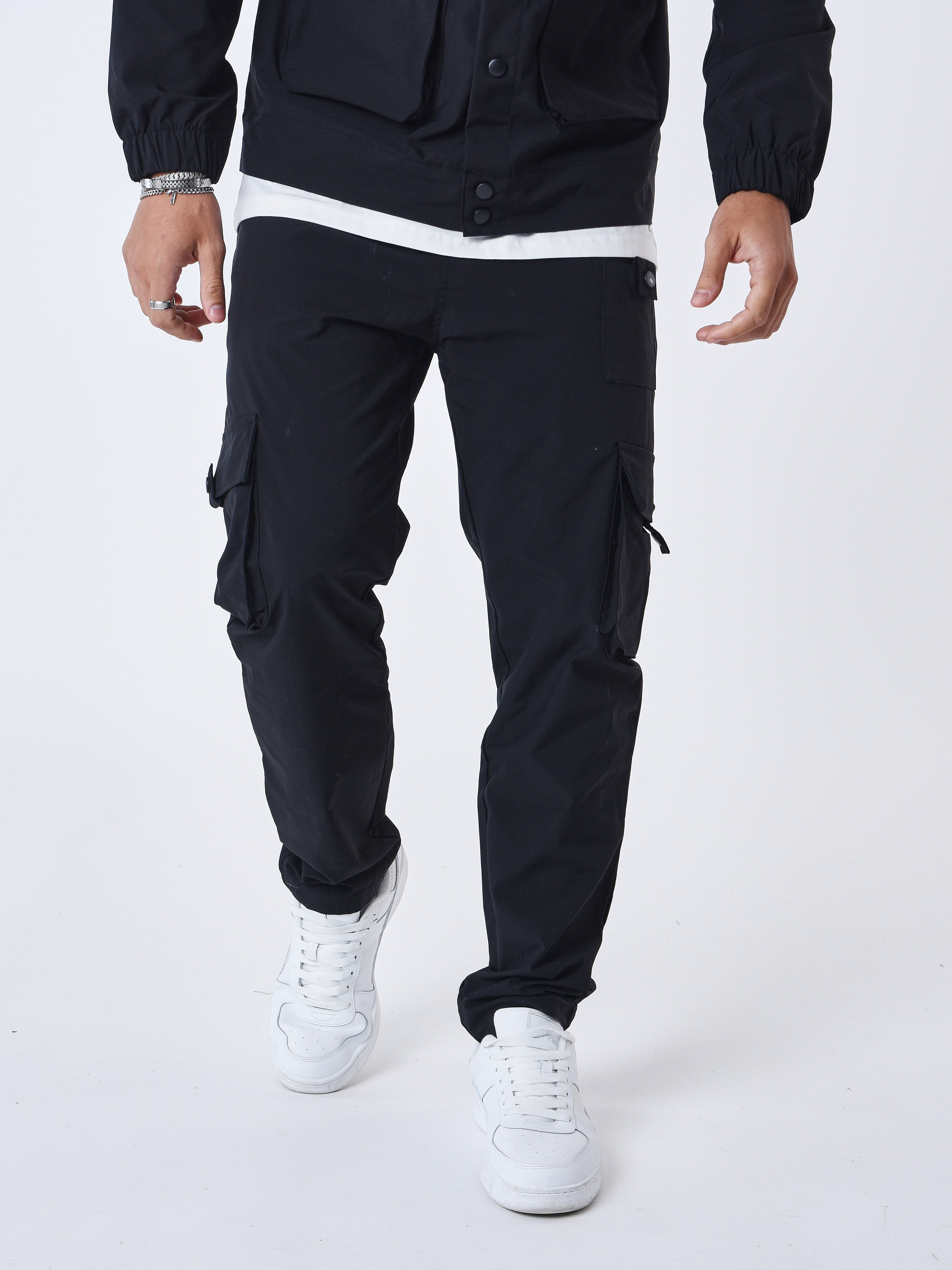 Pantalón workwear con múltiples bolsillos-2