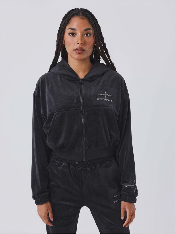 Felpa con zip Sweety-2