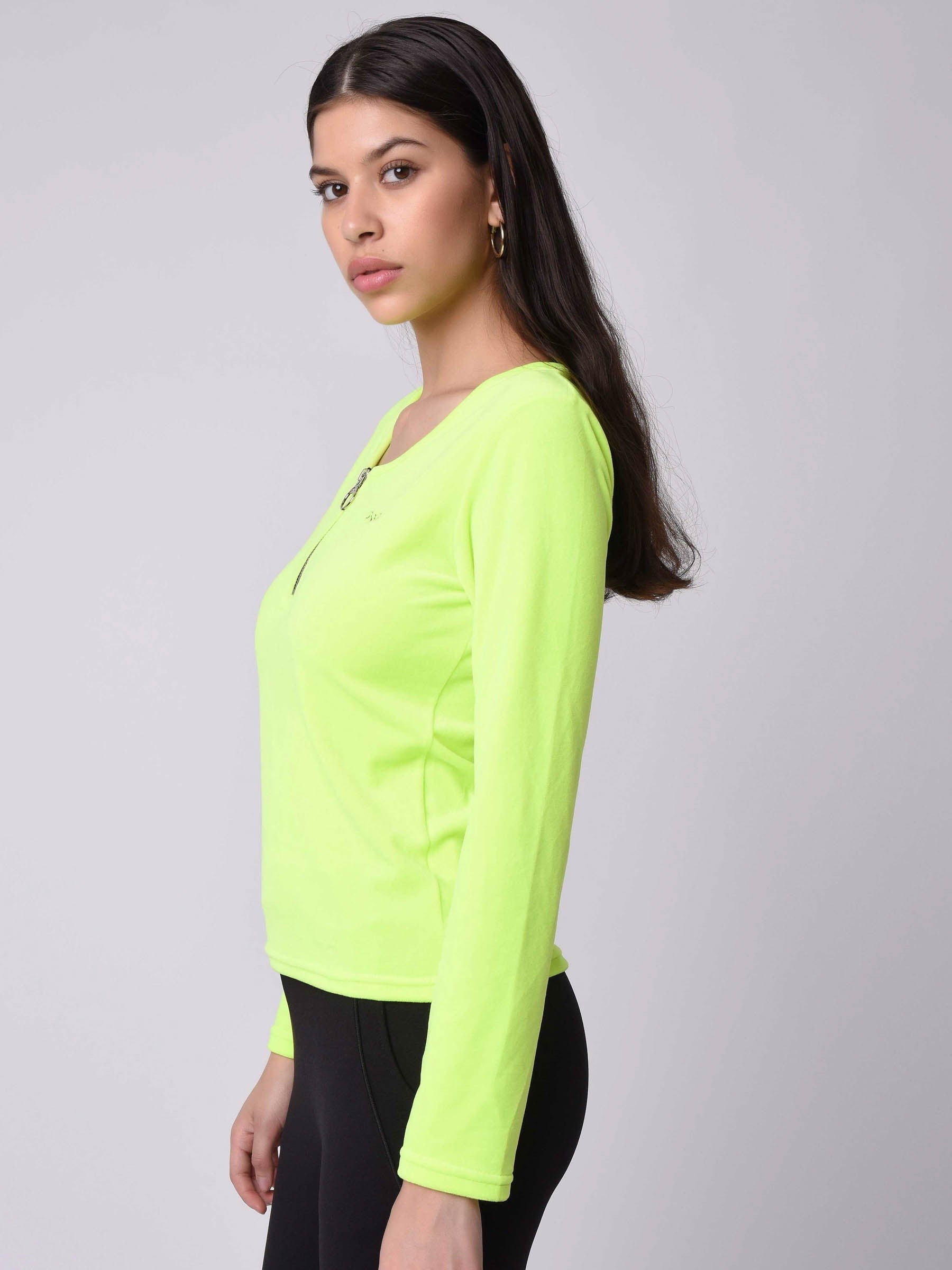 Dancer collar zip sweater-4