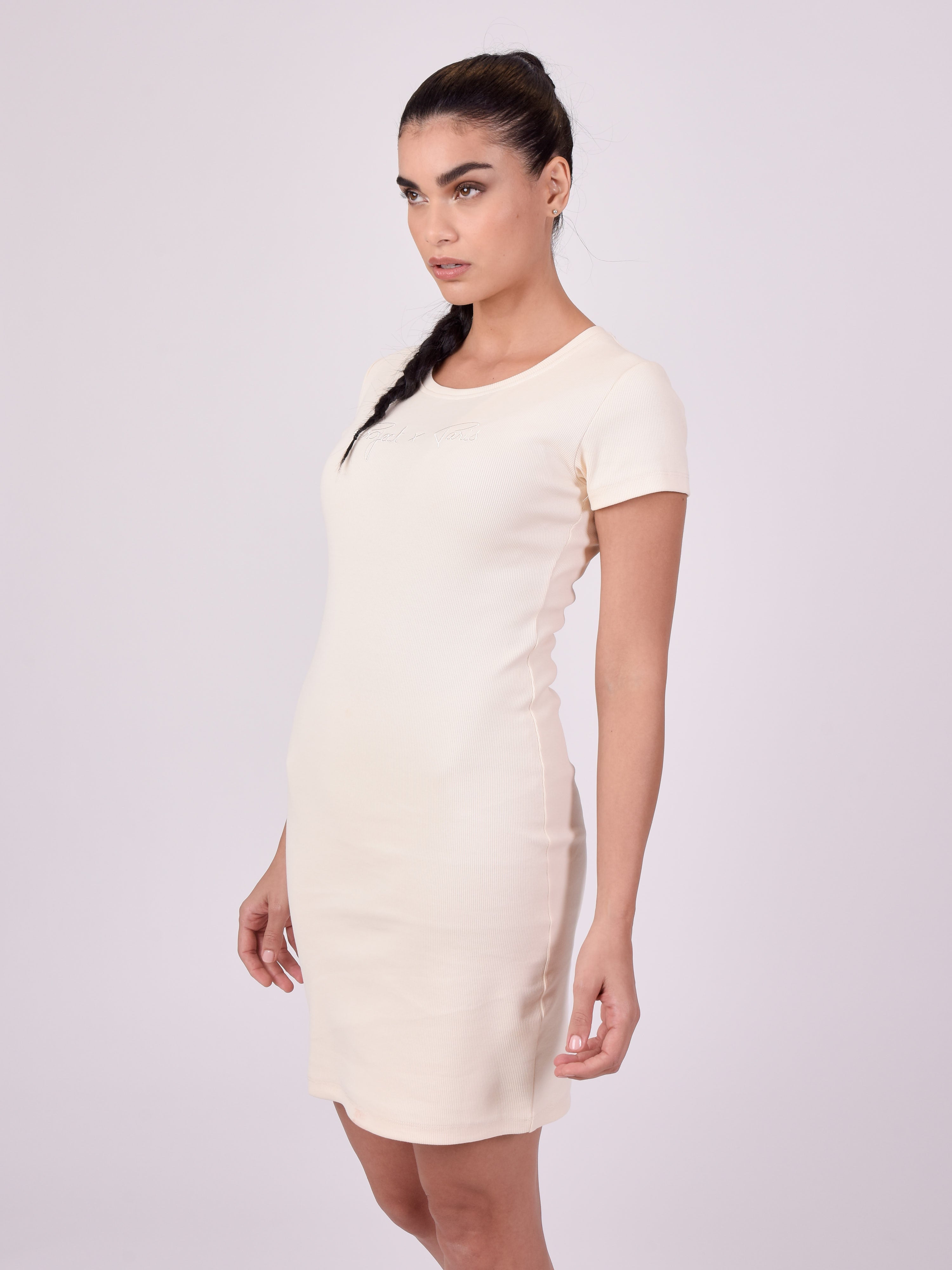 robe-cotele-manche-courte--ivoire