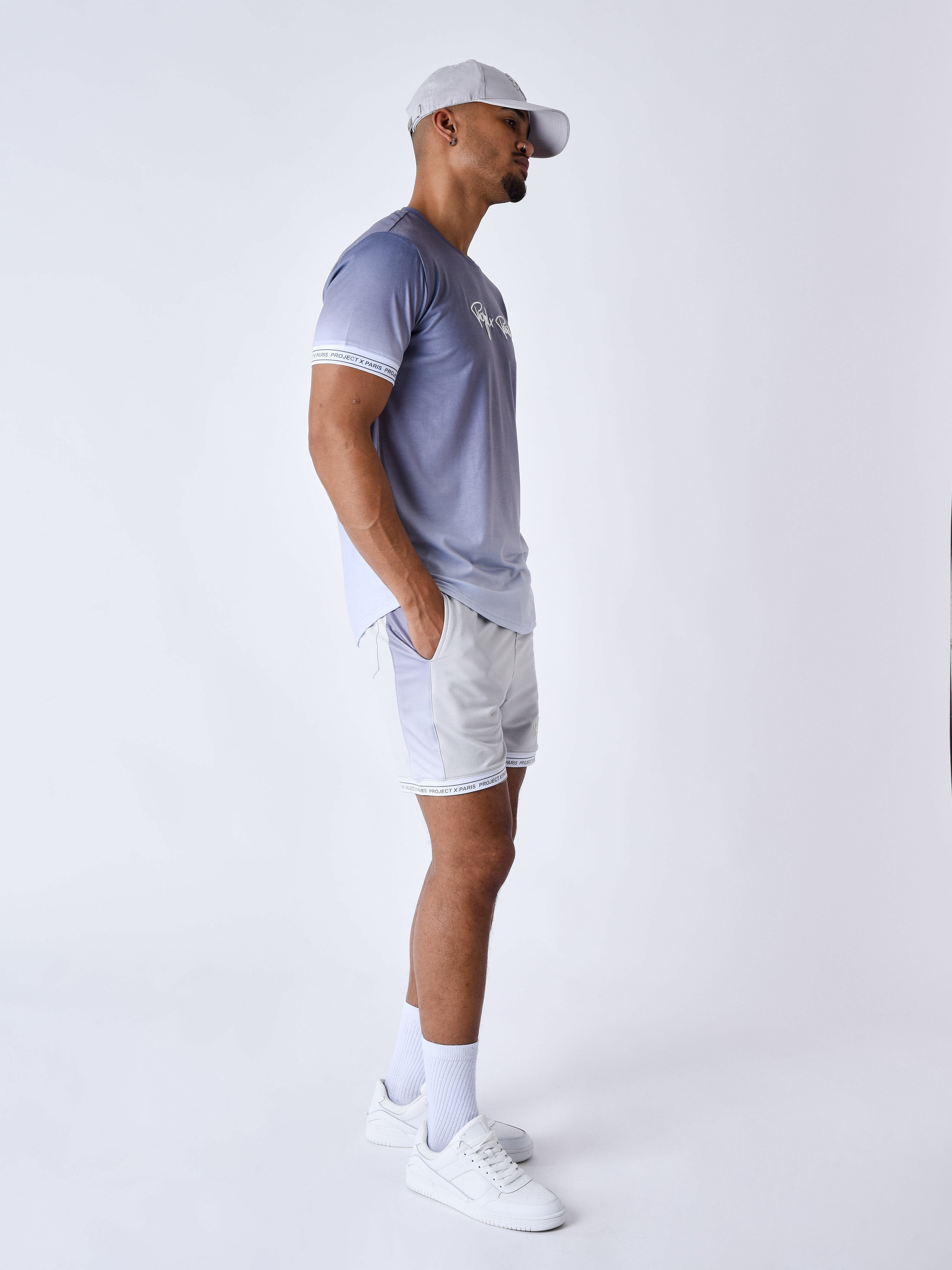 Short à bande effet dégradé-3