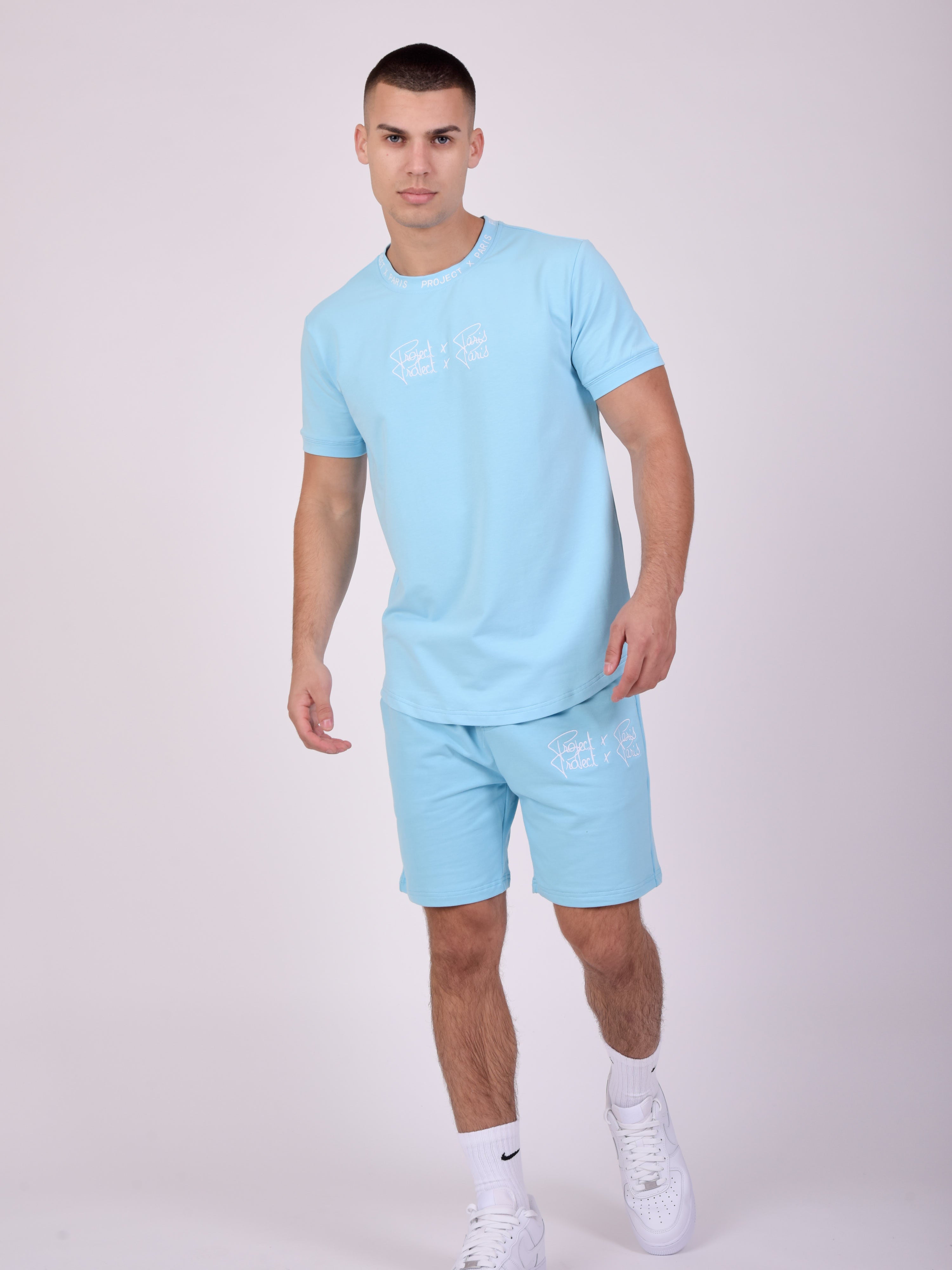 Basic dobbel logo shorts-6