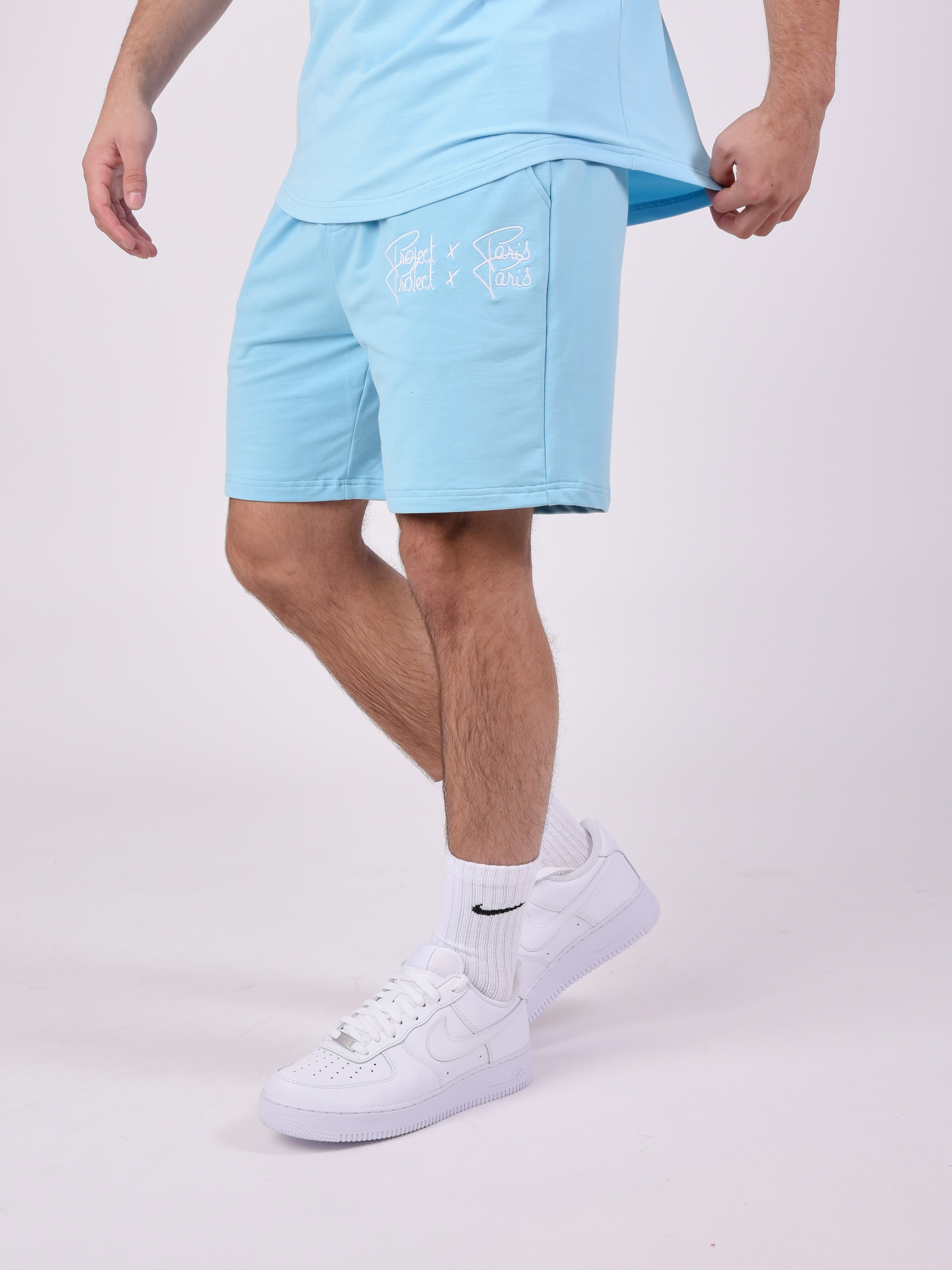 Basic dobbel logo shorts-3