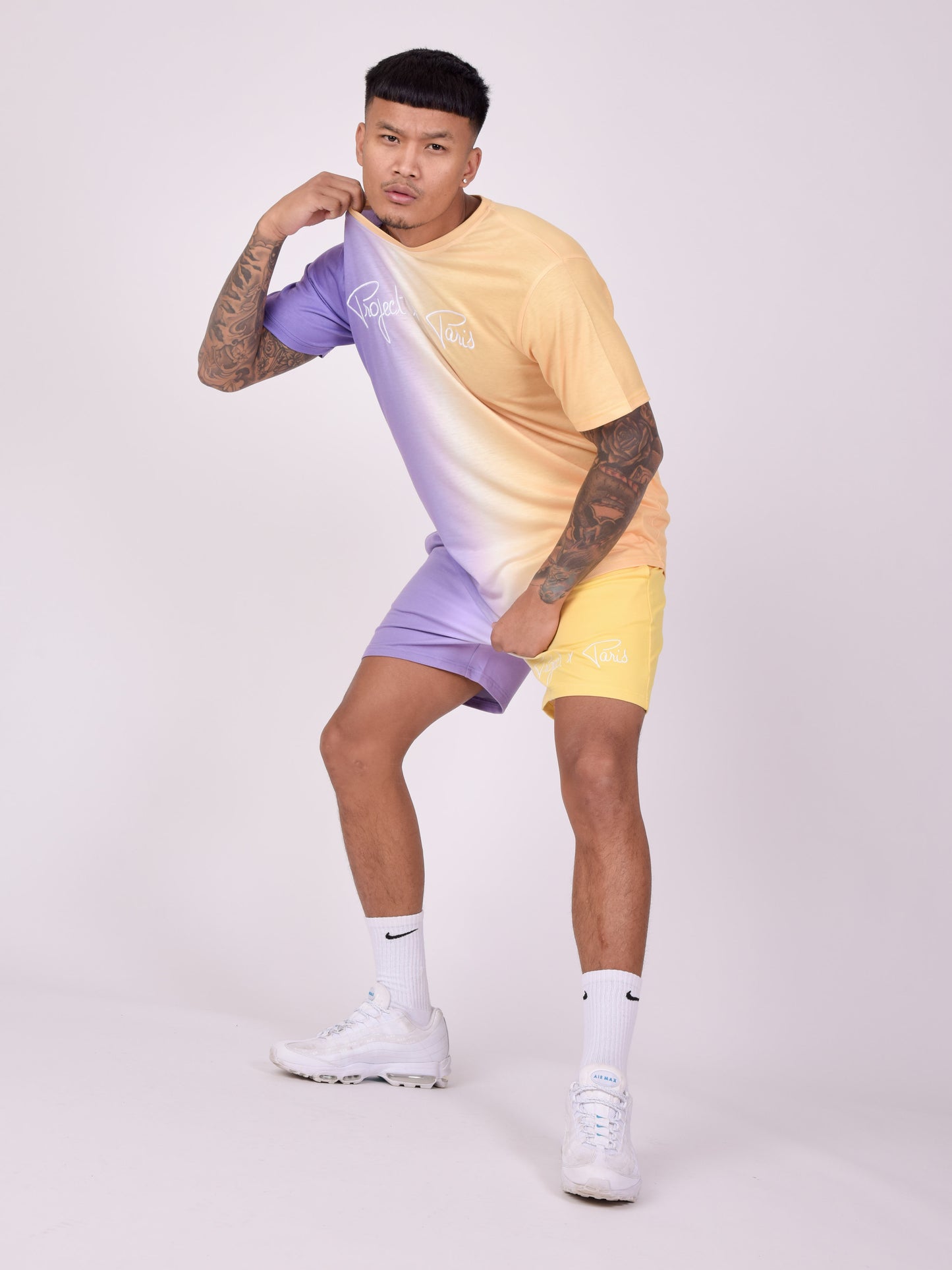 short-bicolore-degrade-mauve-modelshot