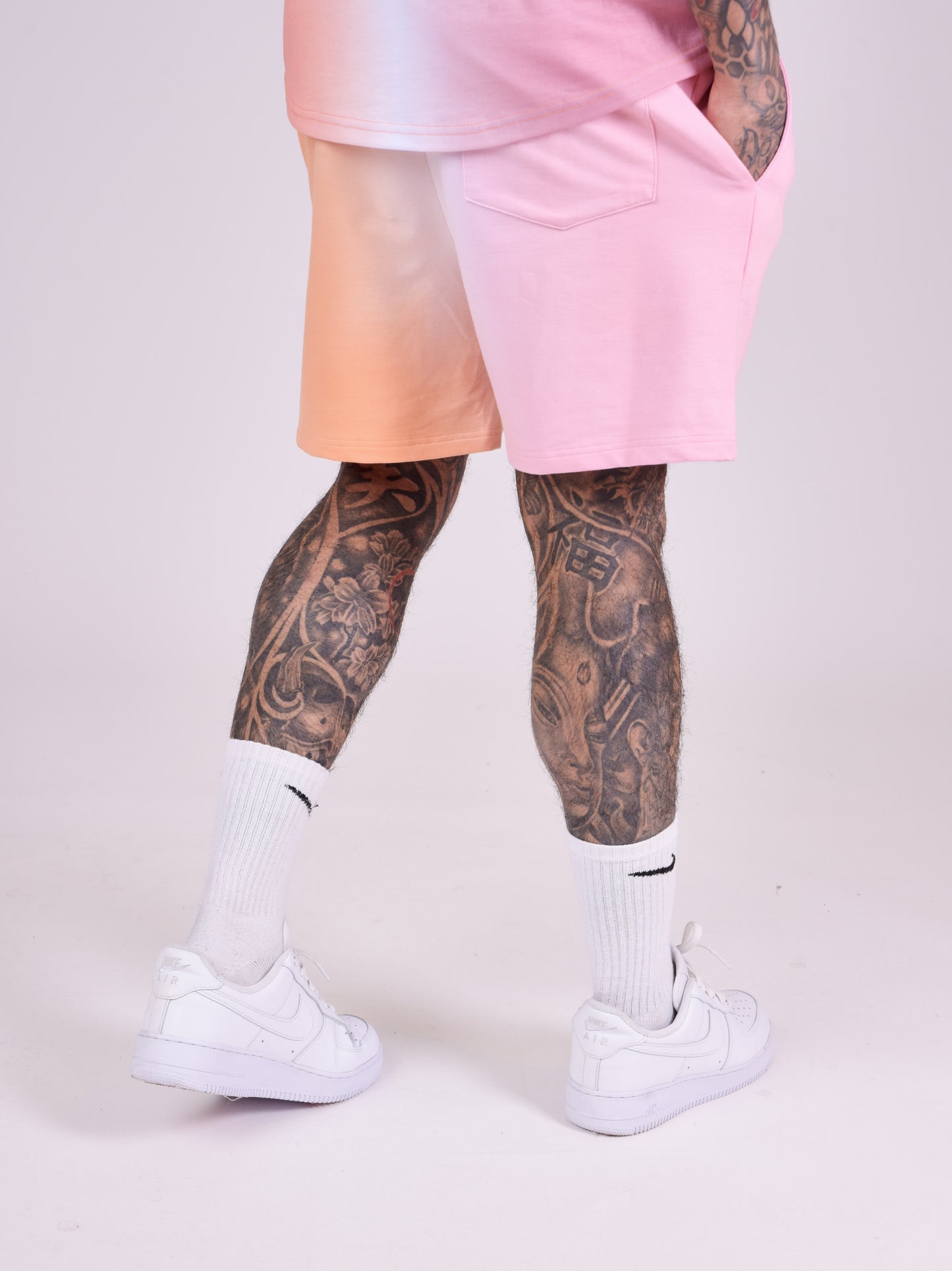 short-bicolore-degrade-peche-modelshot