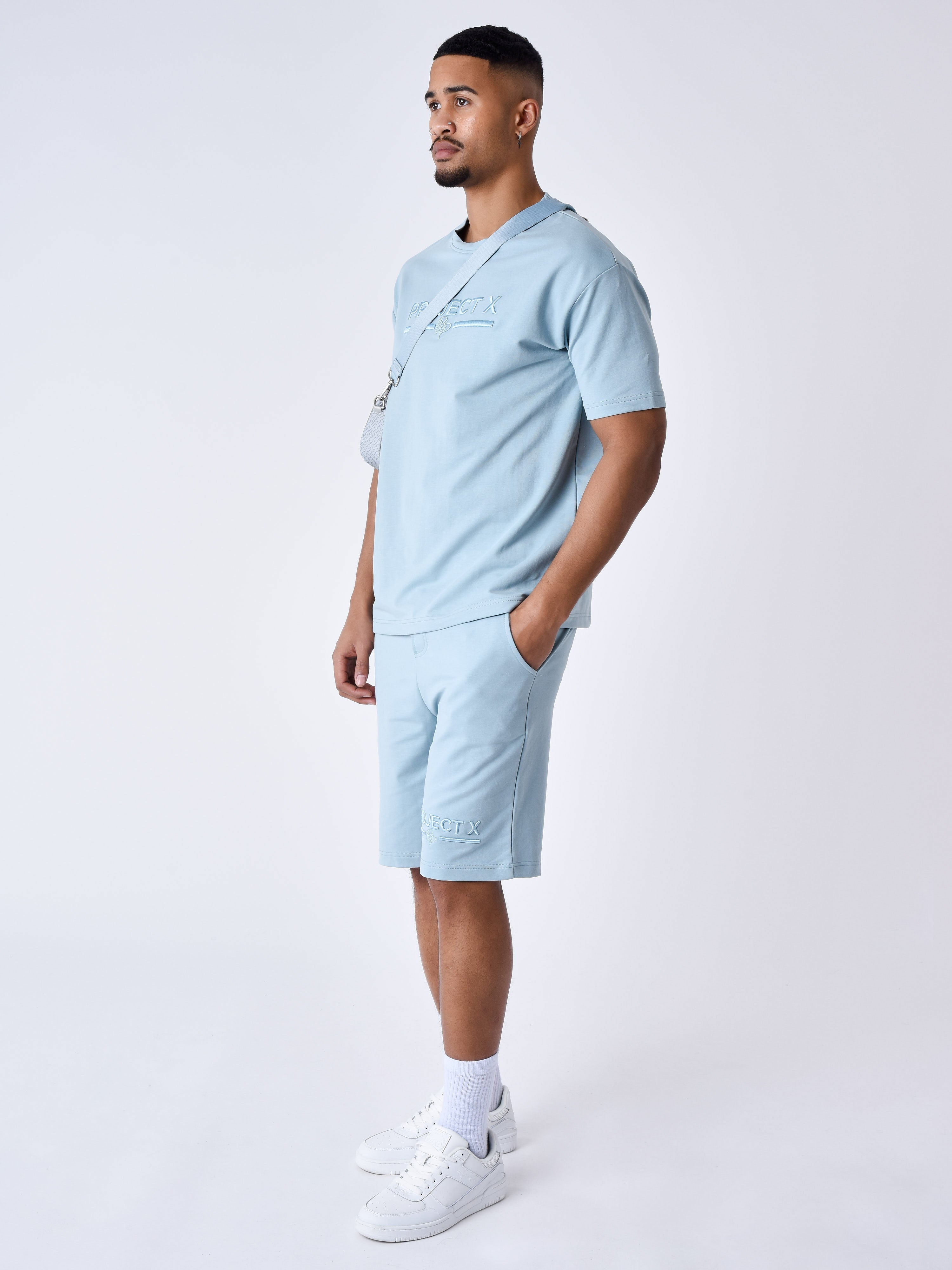 short-classique-brode-4875-bleu-gris
