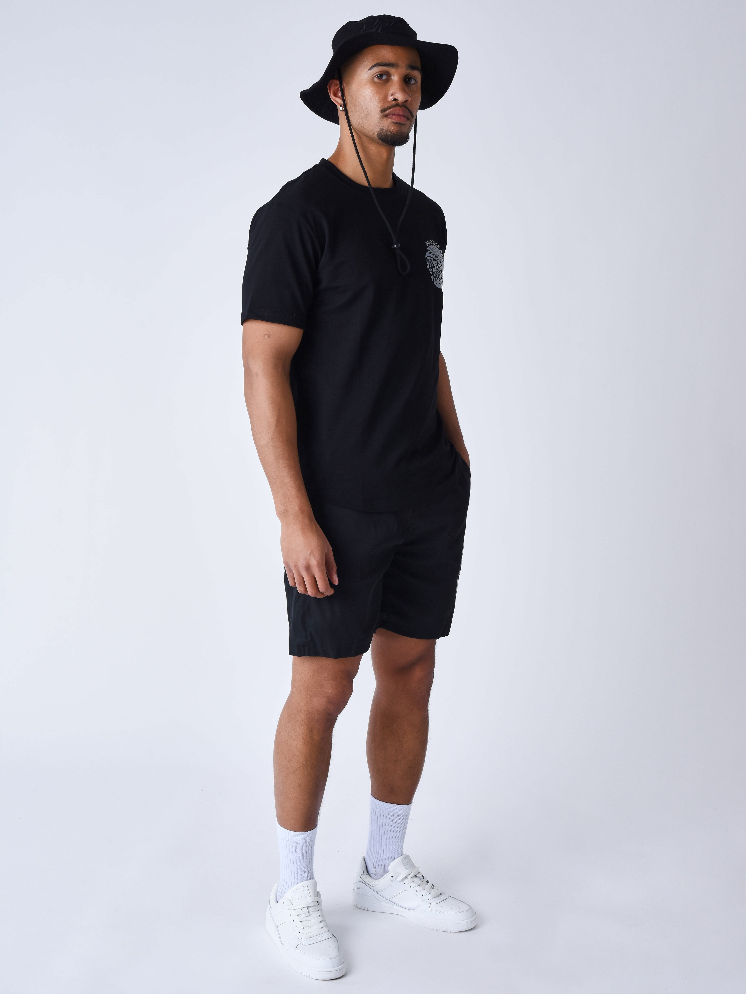 Badshorts med Groovy Sun-tryck-4