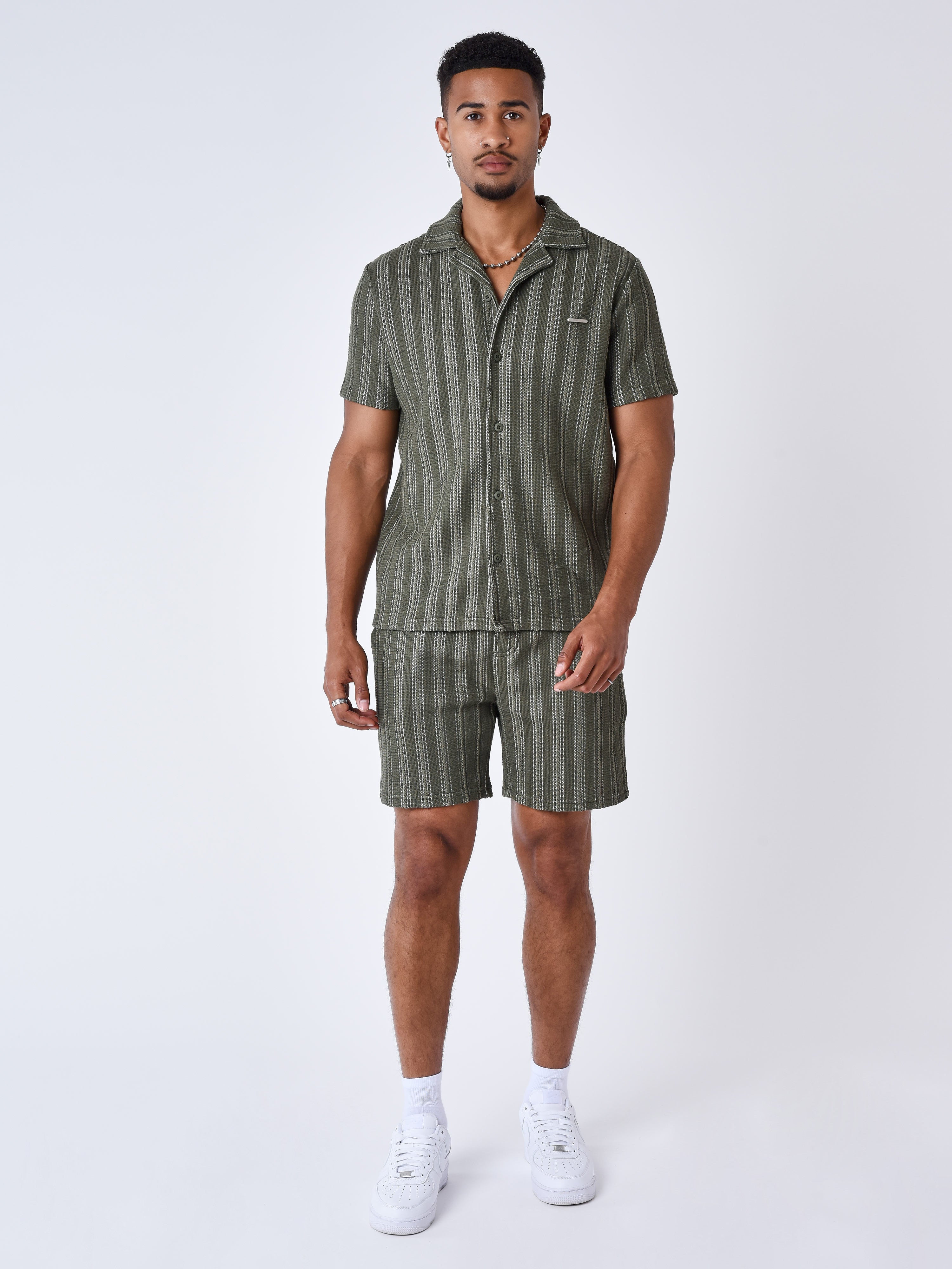 Short décontractée en maille-1