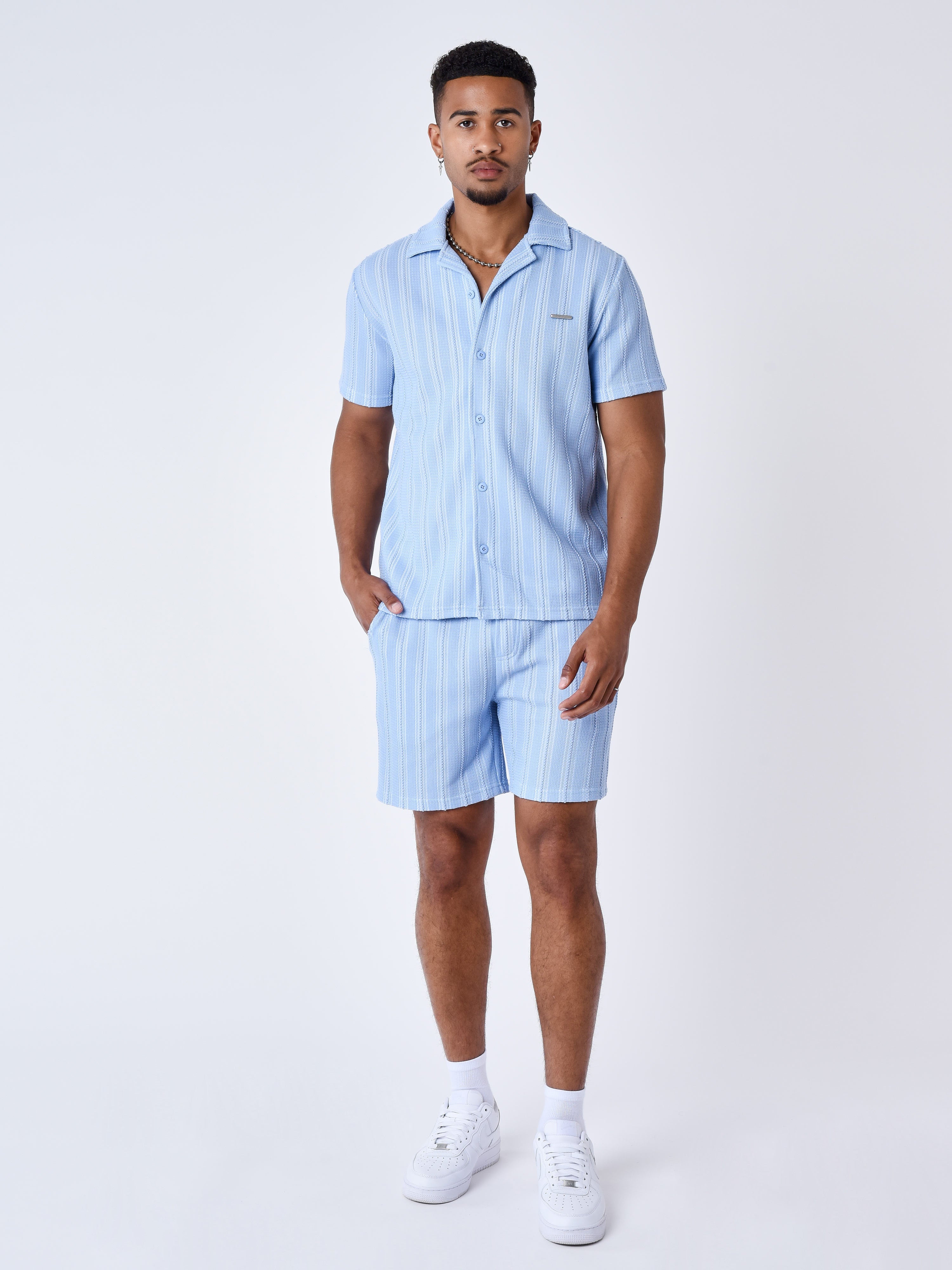 short-decontractee-en-maille-cashmere-blue