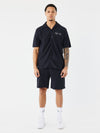 Textured casual short