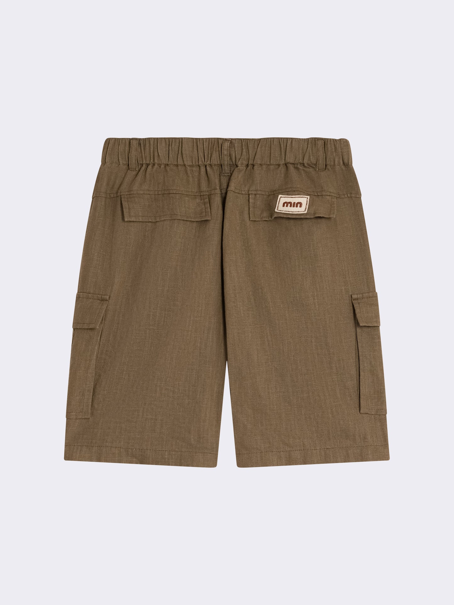 short-decontractee-texturee-5347-olive-fonce