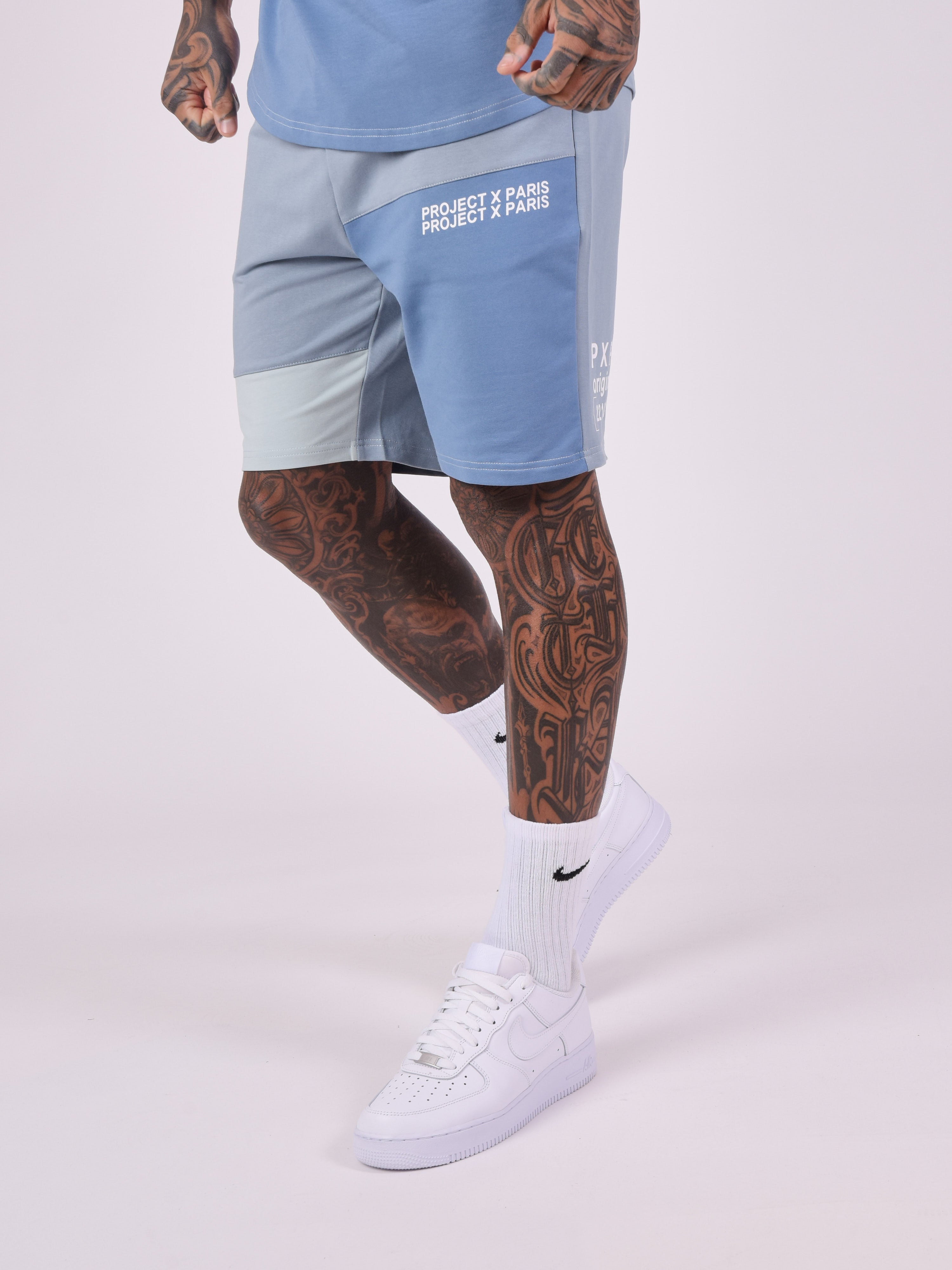Short im Colorblock-Look-1