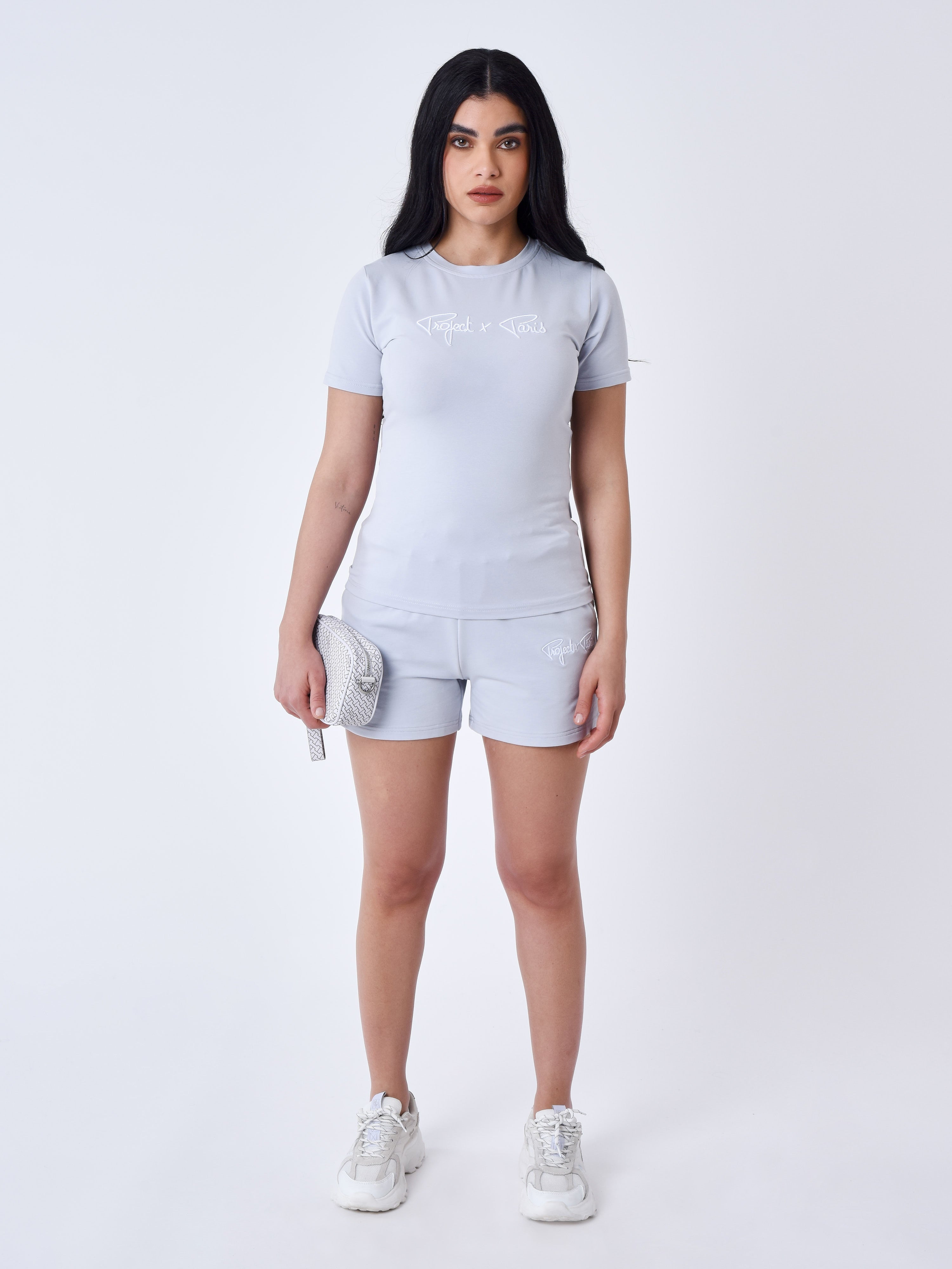 short-femme-essentials-project-x-paris-bleu-glacier
