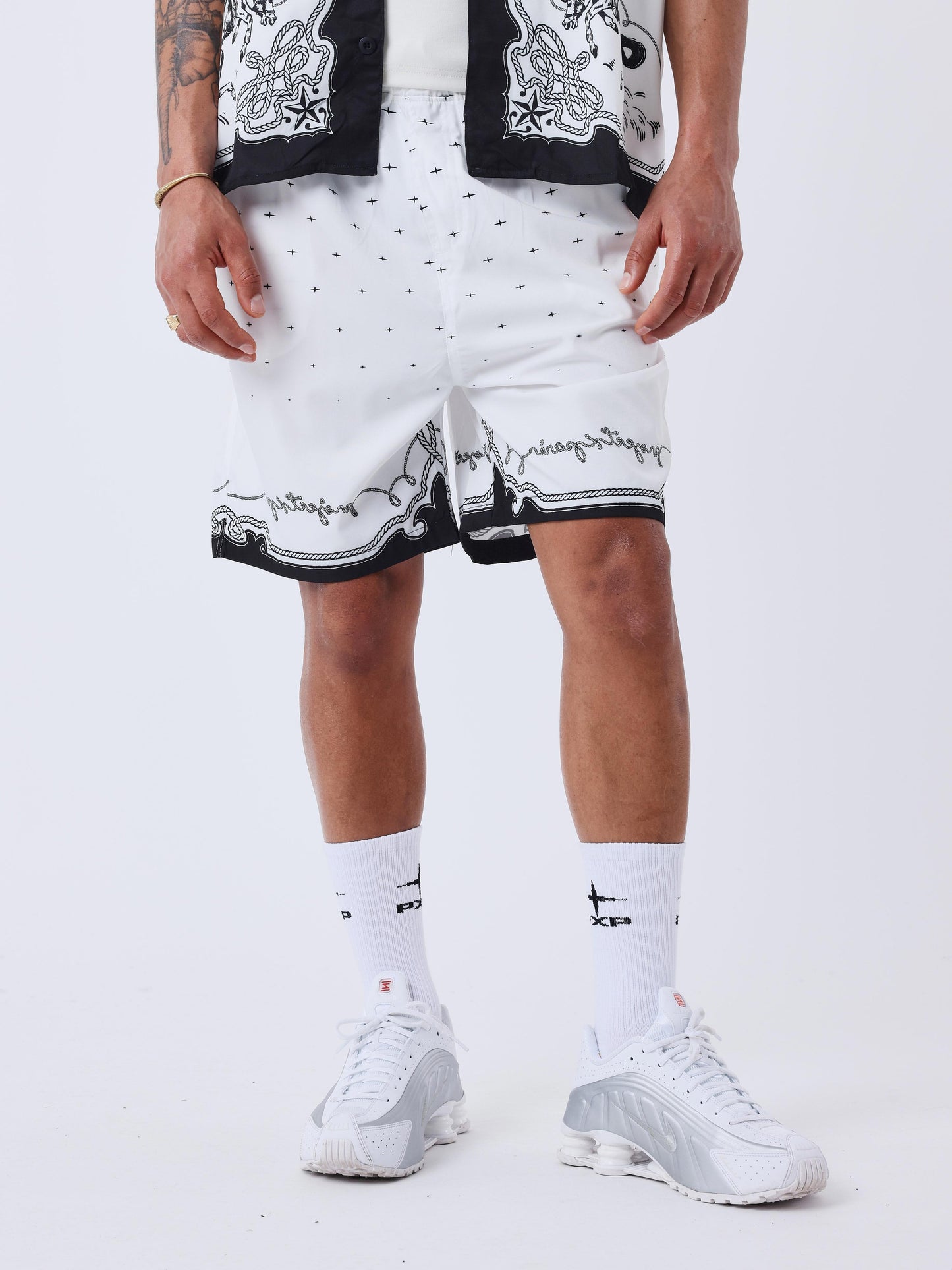 short-fluide-western-blanc