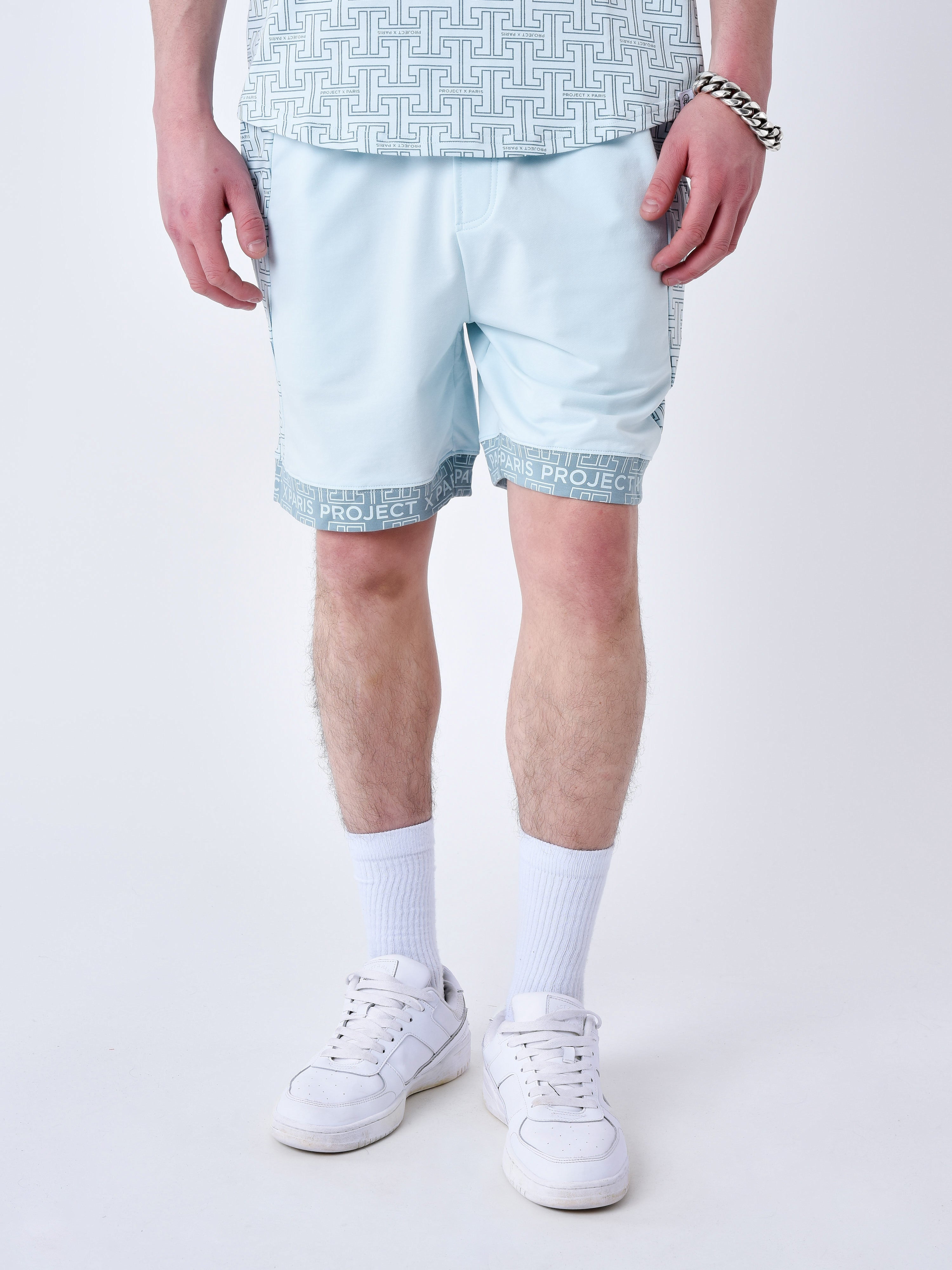 short-imprime-labyrinthe-ice-blue-modelshot