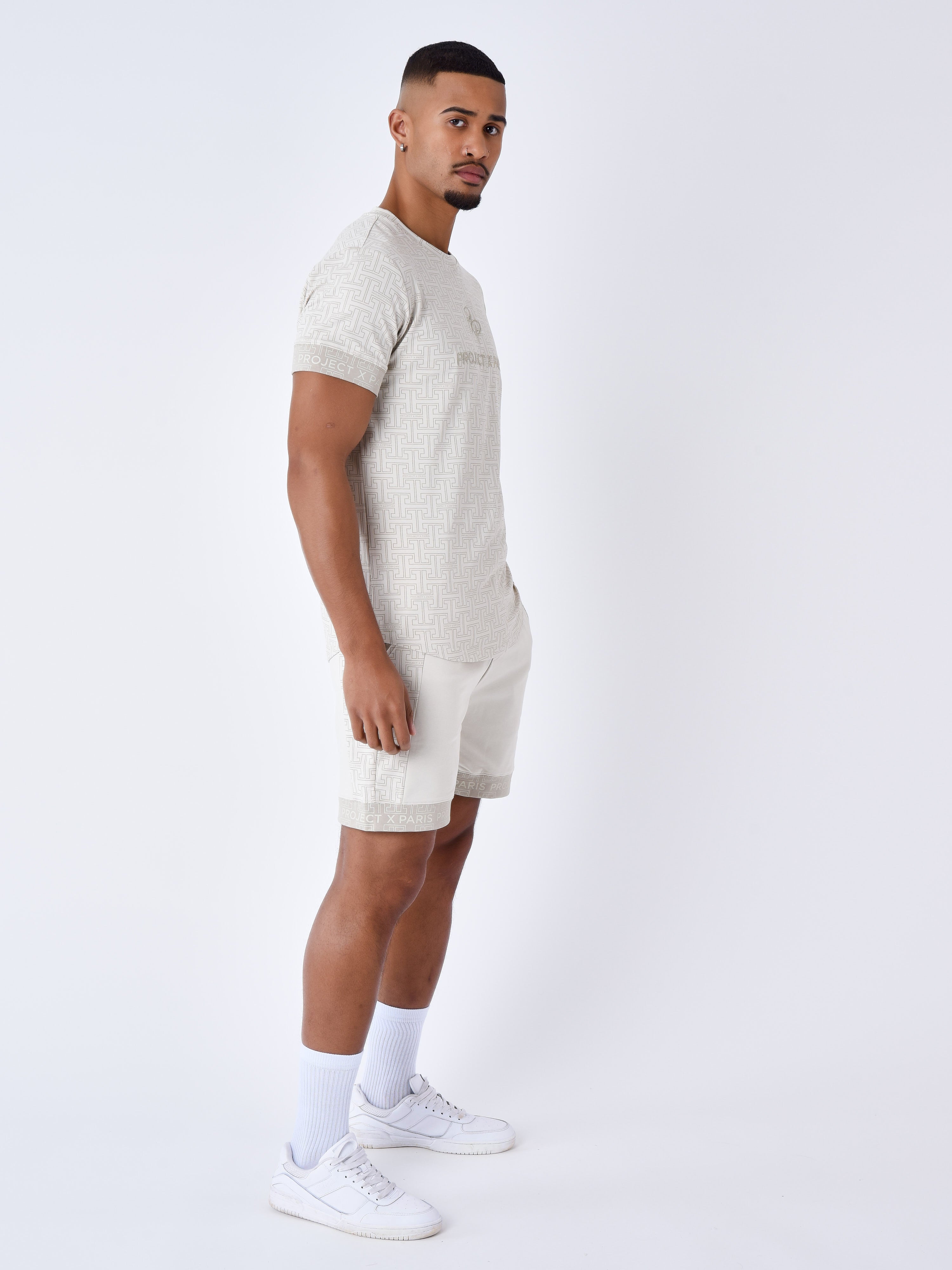 Labyrint printet shorts-4