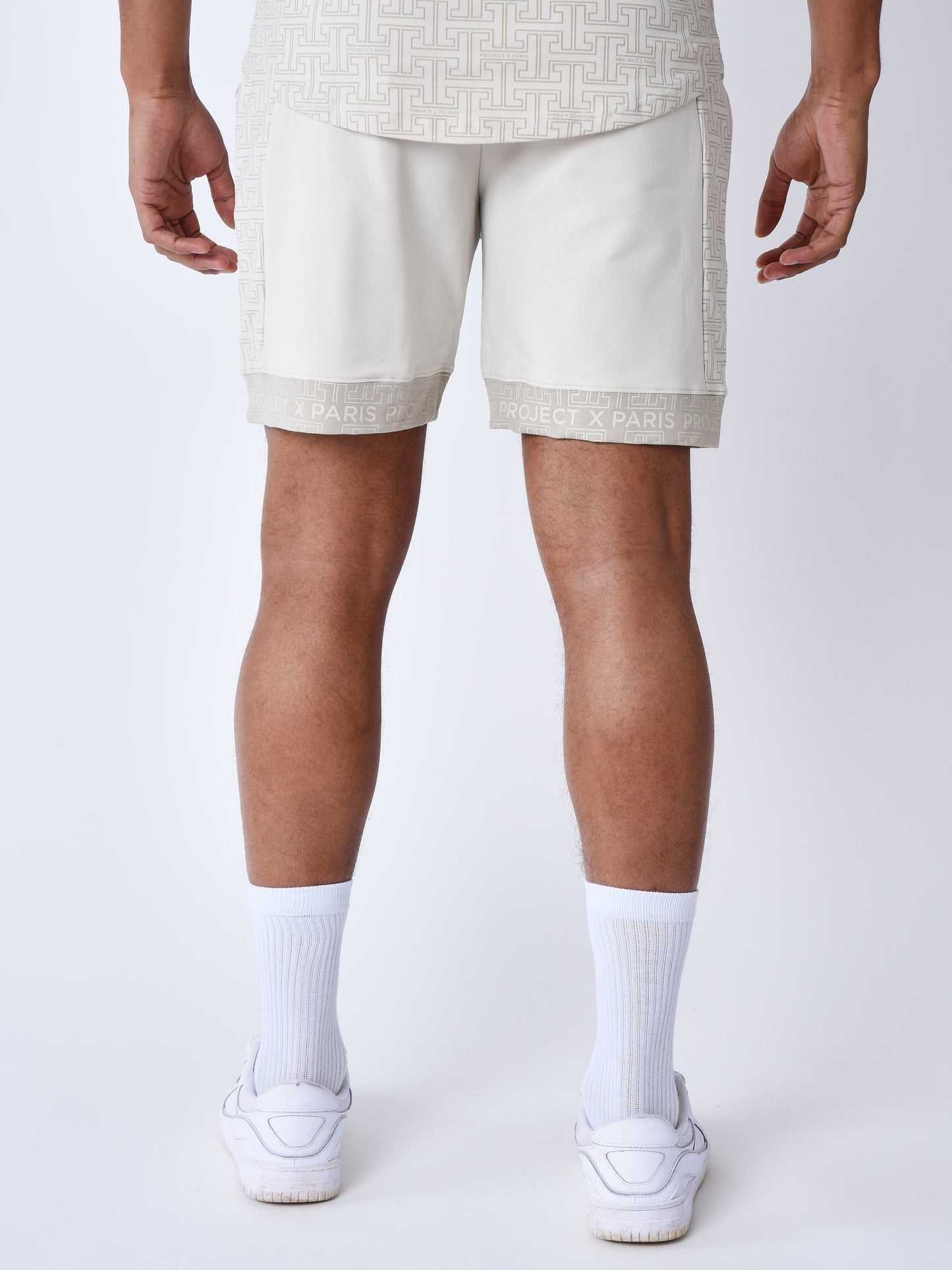 short-imprime-labyrinthe-greige
